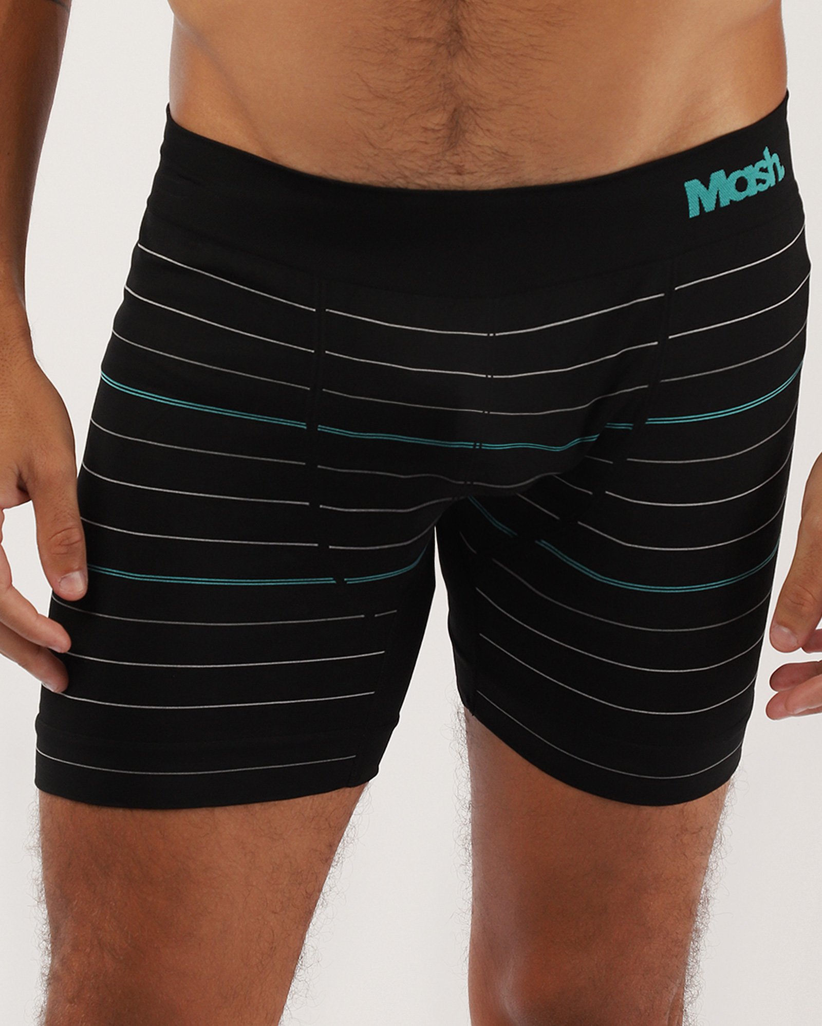 Cueca boxer com listras azul | Mash