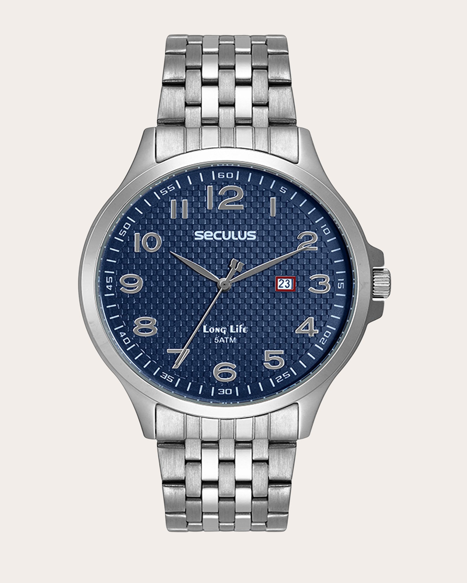 Relógio analógico masculino 44215G0SVNA1 prata | Seculus