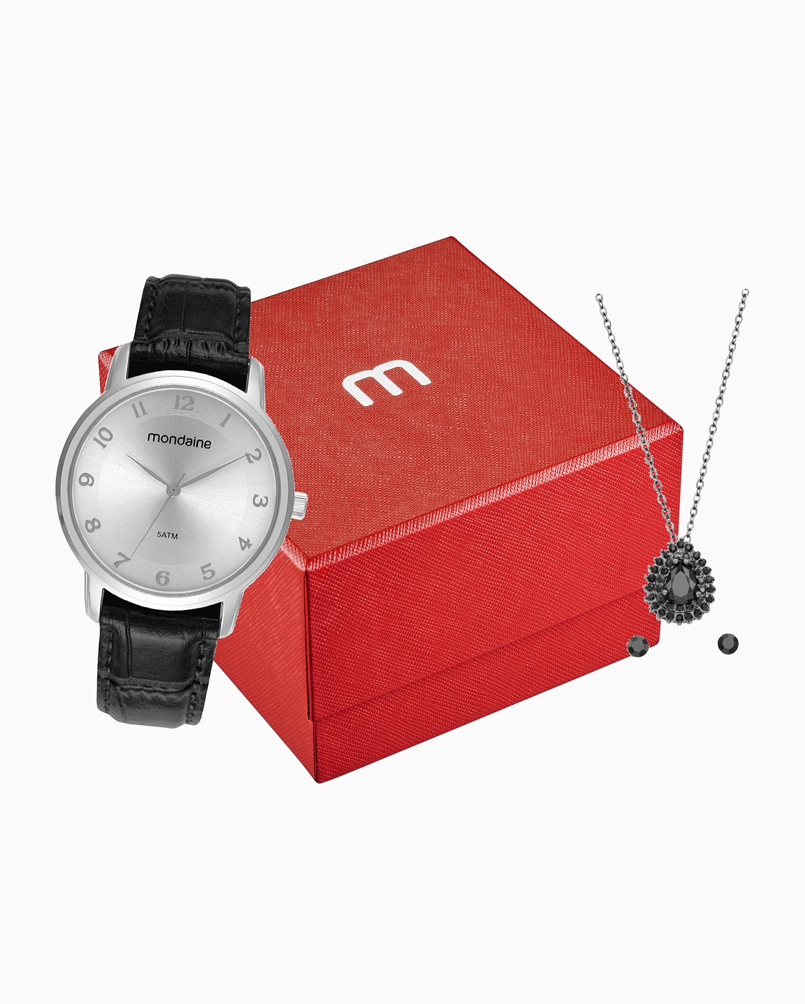 Kit relógio analógico feminino 99796L0MVNH2KR + conjunto multicor | Mondaine