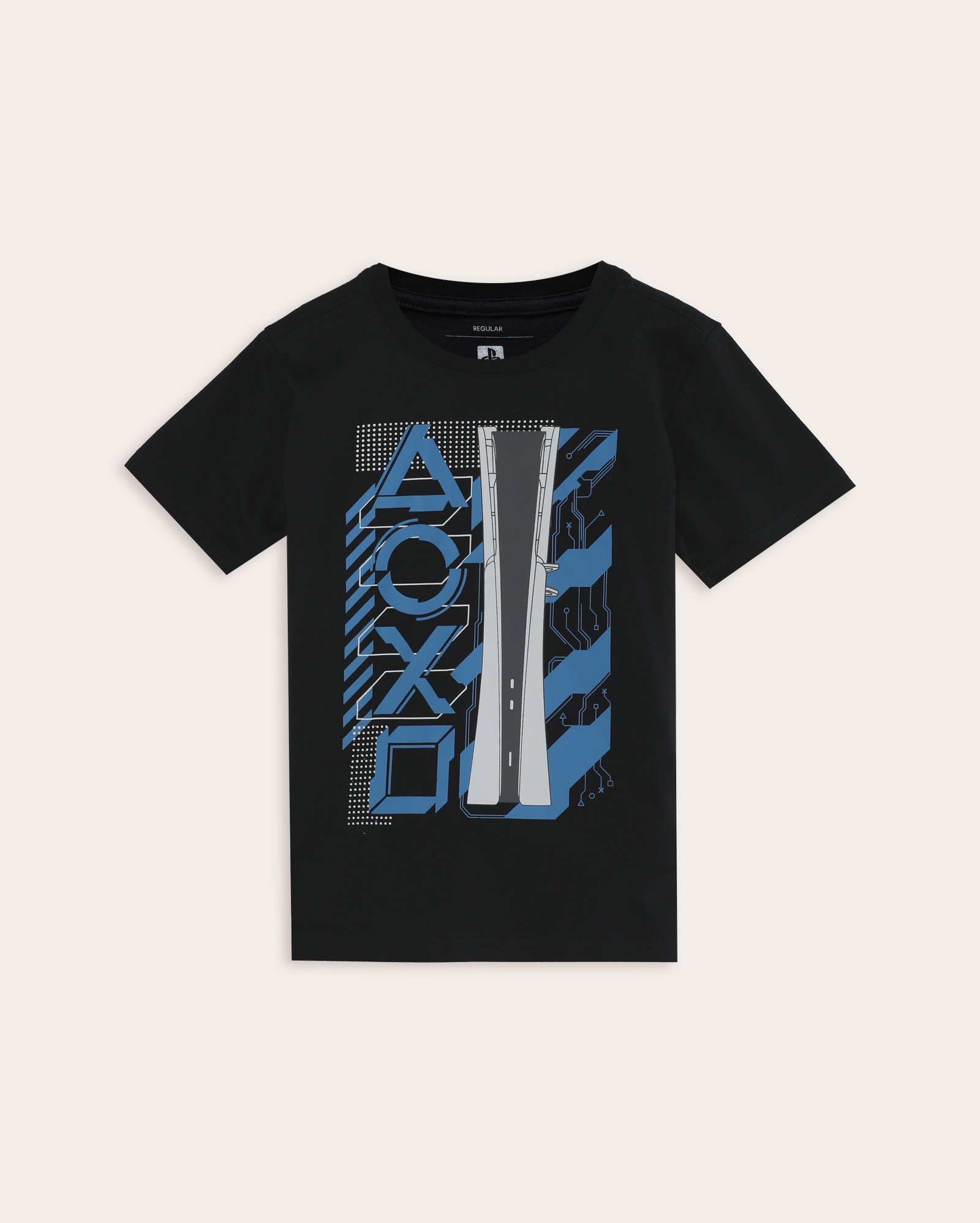 Riachuelo | Camiseta infantil PlayStation 4-10A - preta | Sony