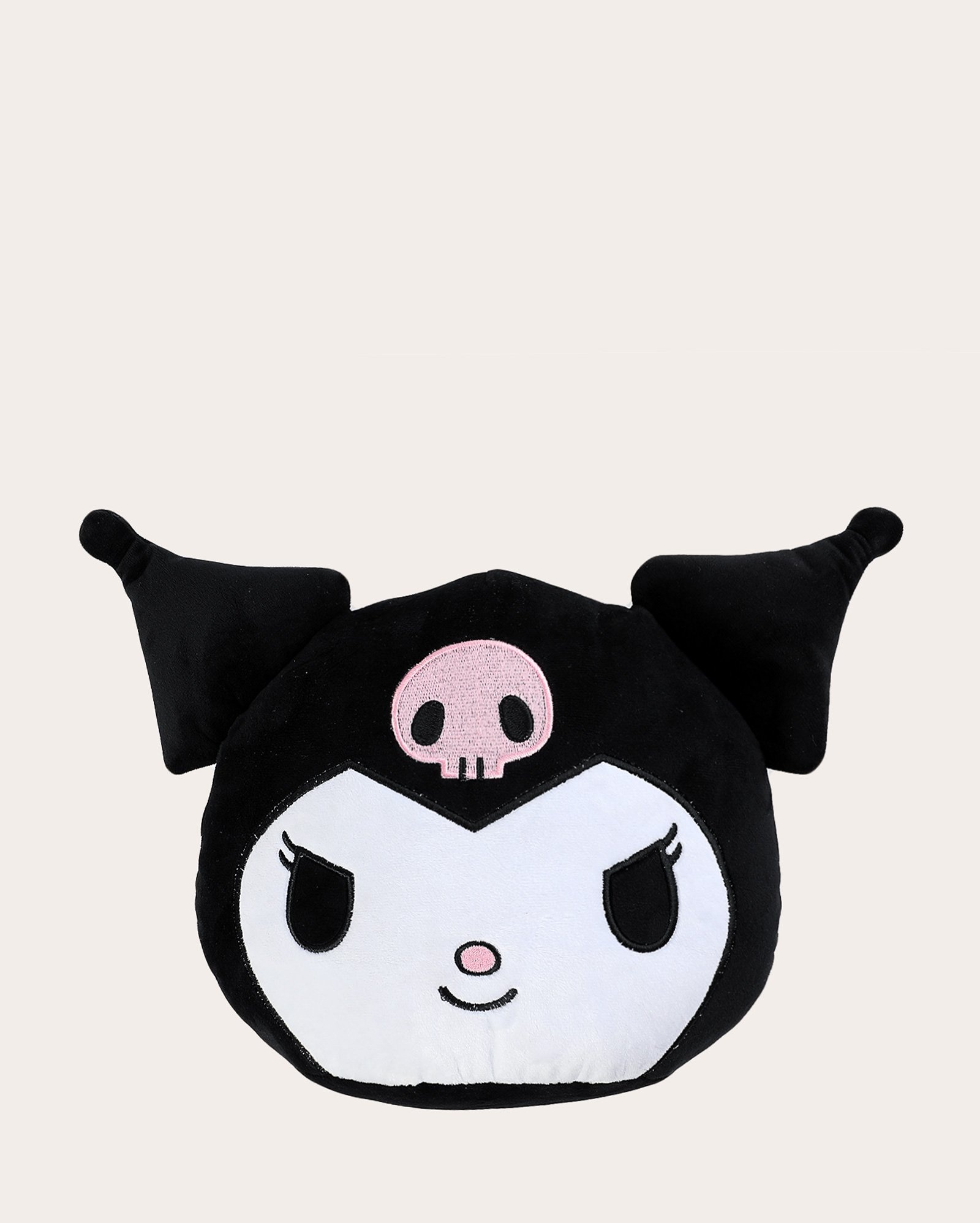 Almofada redonda Kuromi preta | Sanrio