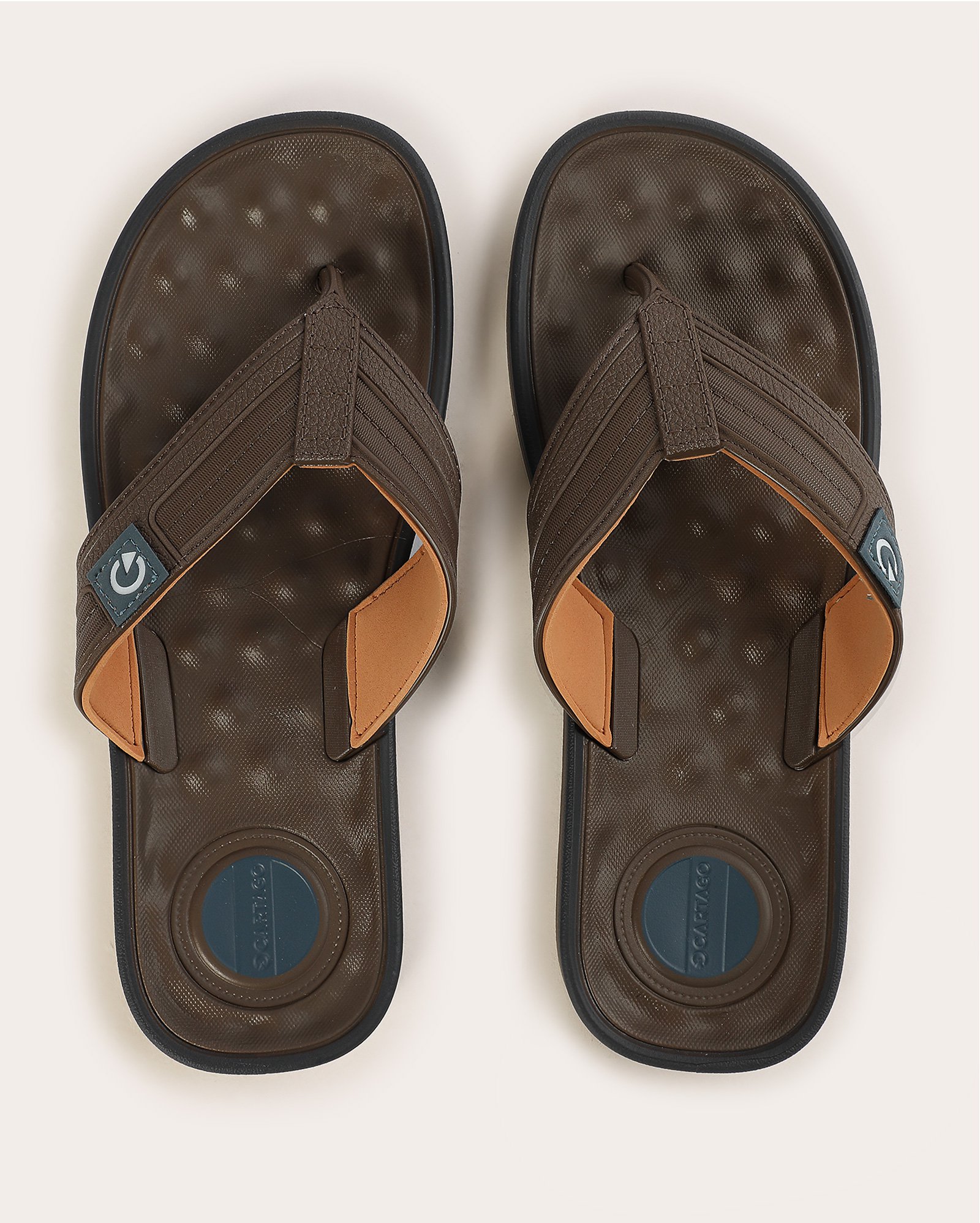 Chinelo masculino Cartago Alabama marrom | Grendene