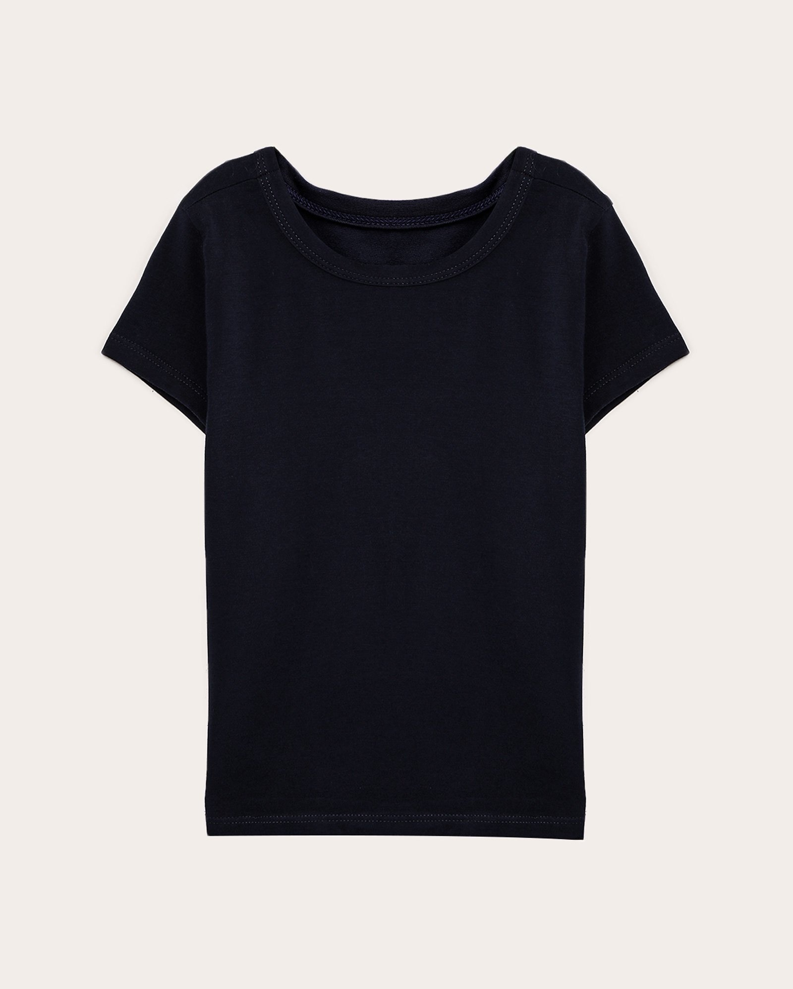 Camiseta infantil básica 4-10A - azul