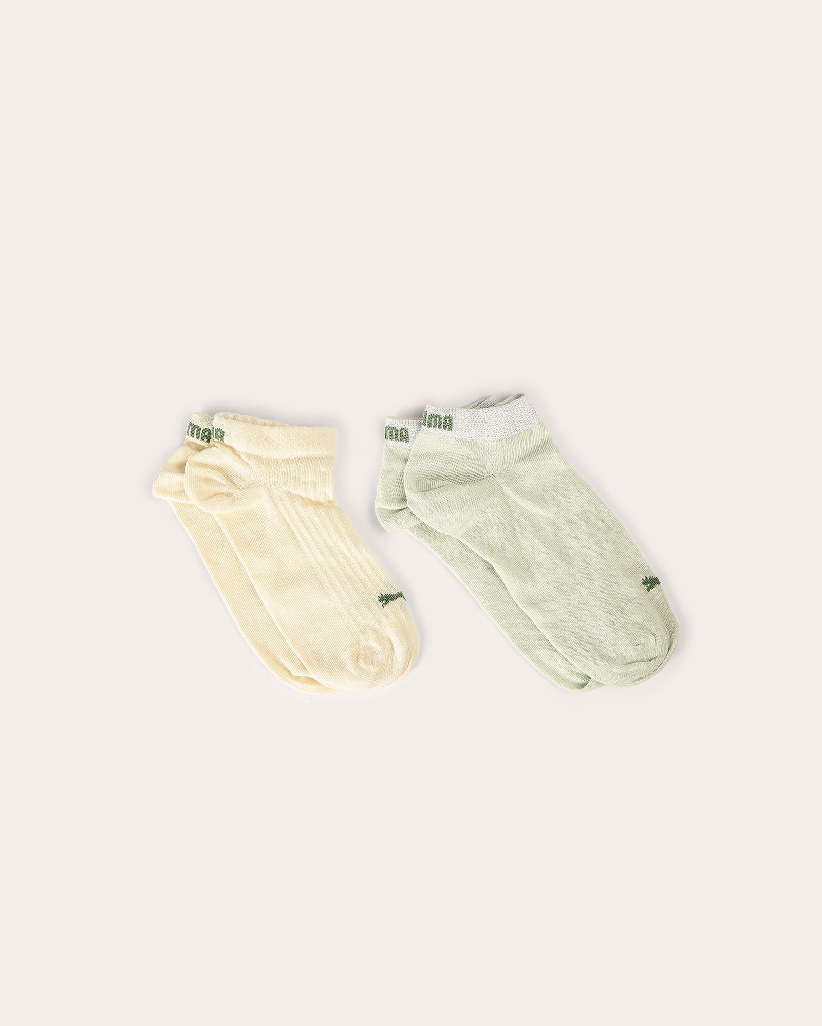 Kit meia feminina 2 pares cano médio Puma multicor