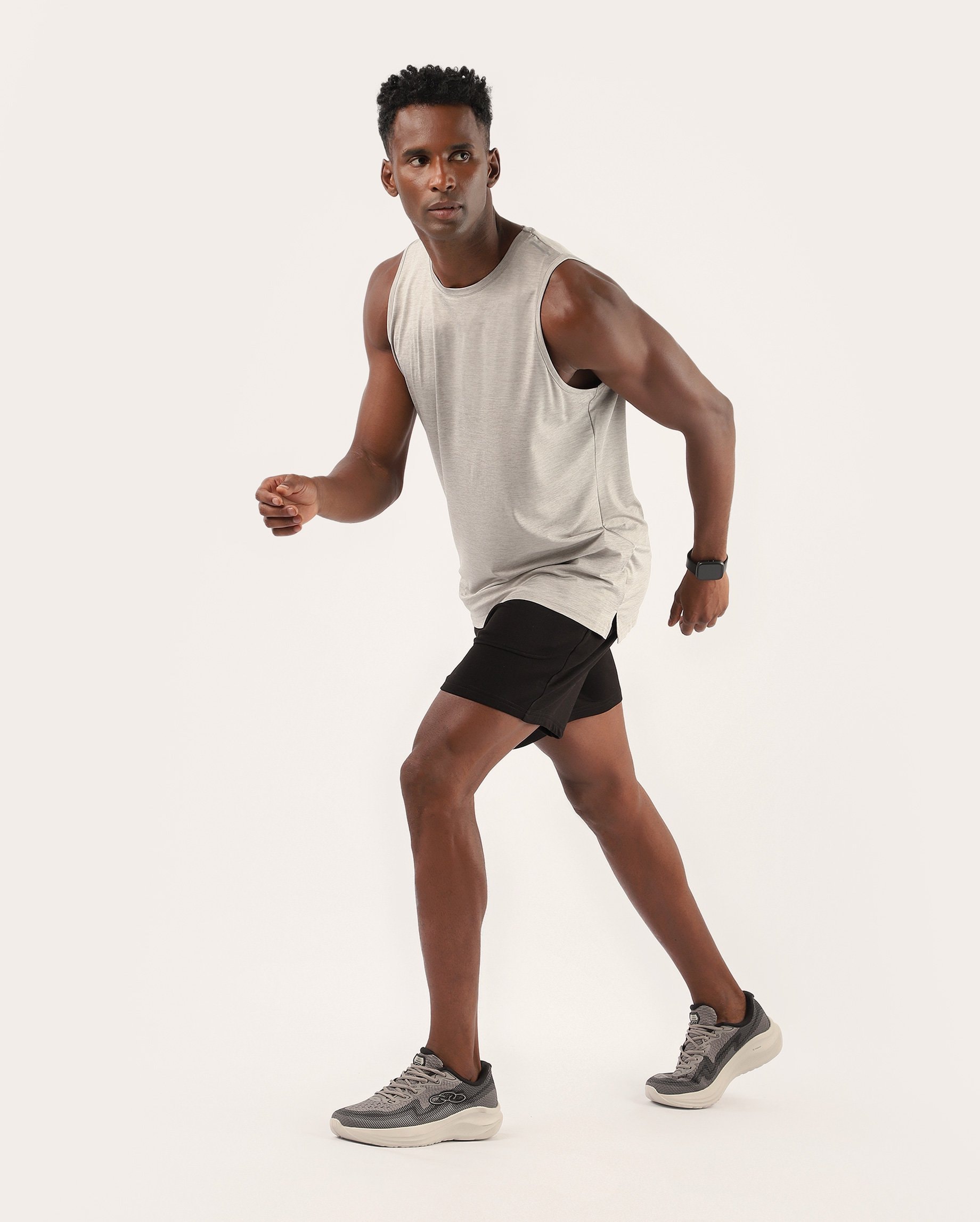 Regata esportiva masculina duo reflective - cinza | Body Work