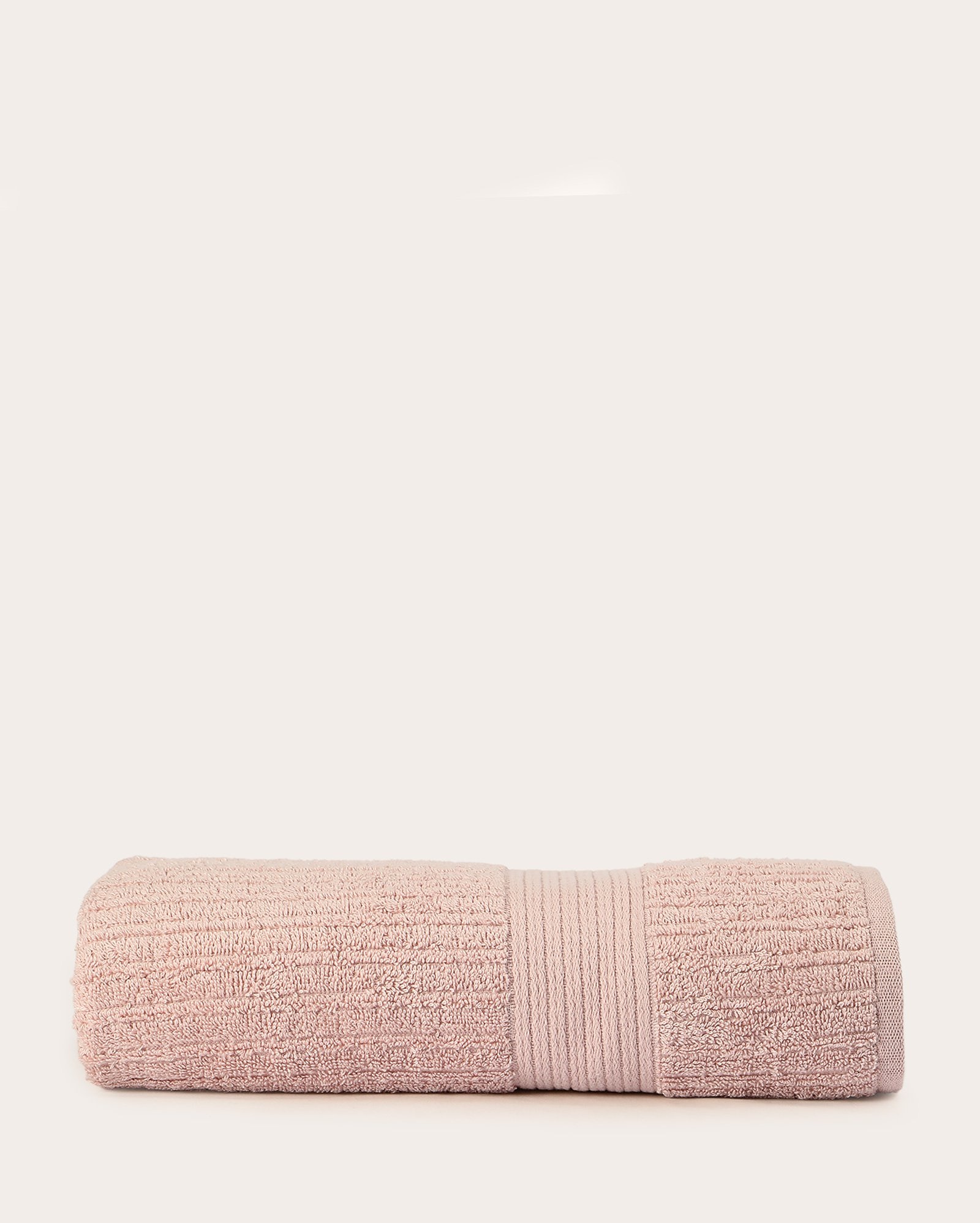 Toalha de banho canelada fio penteado - Rosa Claro | Buddemeyer