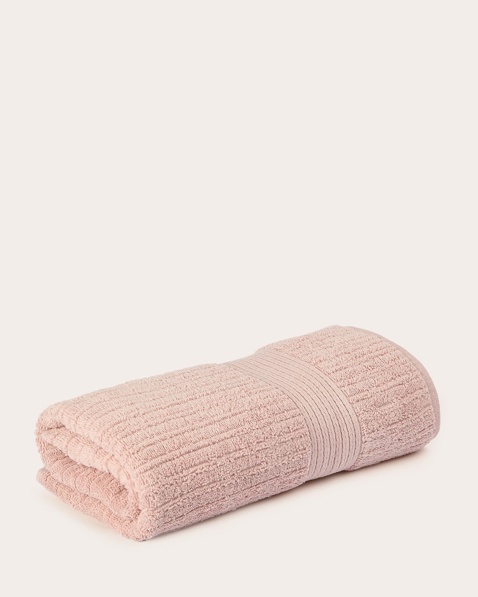 Toalha de banho canelada fio penteado - Rosa Claro | Buddemeyer