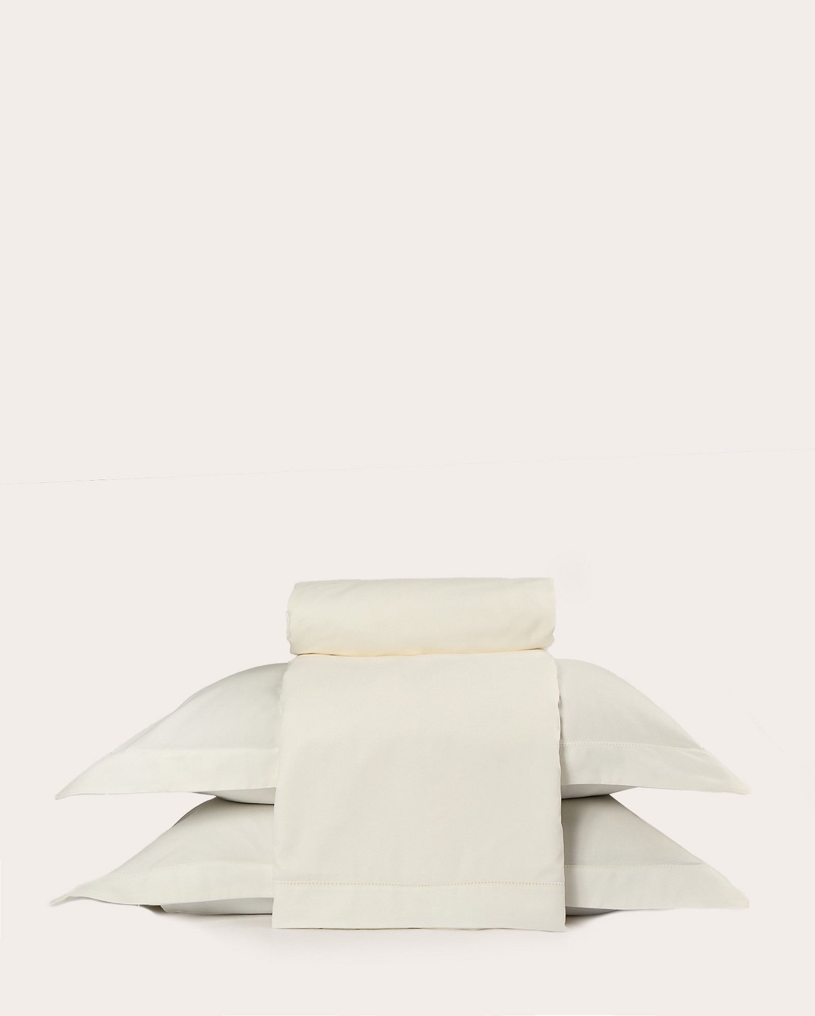 Jogo de cama queen 4 peças 250 fios acetinado off-white | Casa Riachuelo