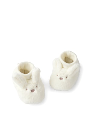 Pantufa bebê peluciada coelhinho com orelha branca | Carter's