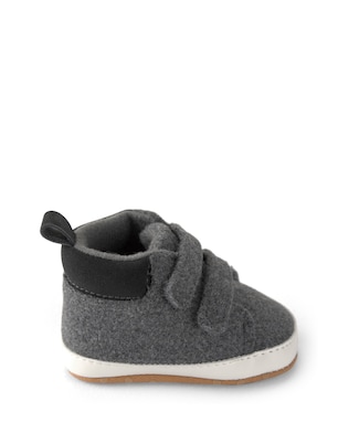 Tênis bebê em tira fita dupla aderente - cinza | Carter's