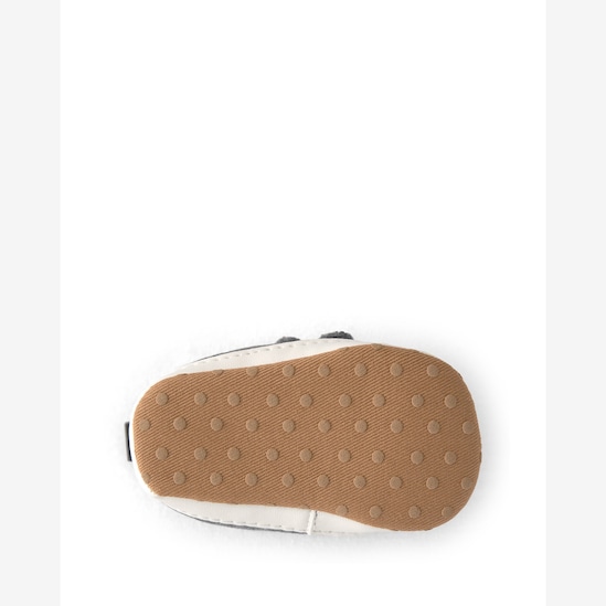 Tênis bebê em tira fita dupla aderente - cinza | Carter's