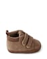 Sapato bebê cano baixo com veludo cotelê marrom | Carter's