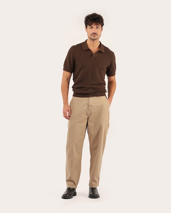 Calça sarja masculina Balloon - bege | Pool Jeans