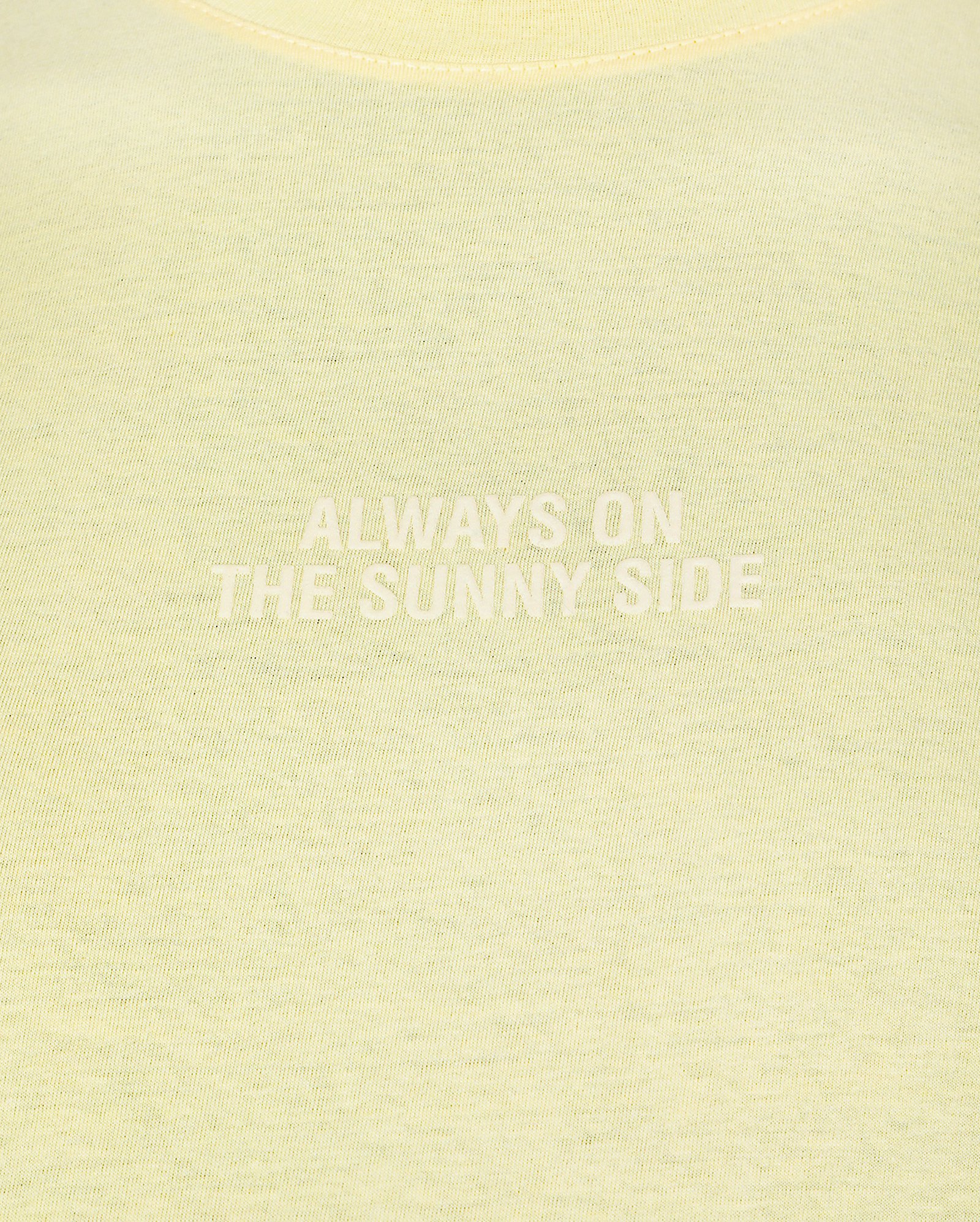 Camiseta plus size masculina básica Sunny side - amarela