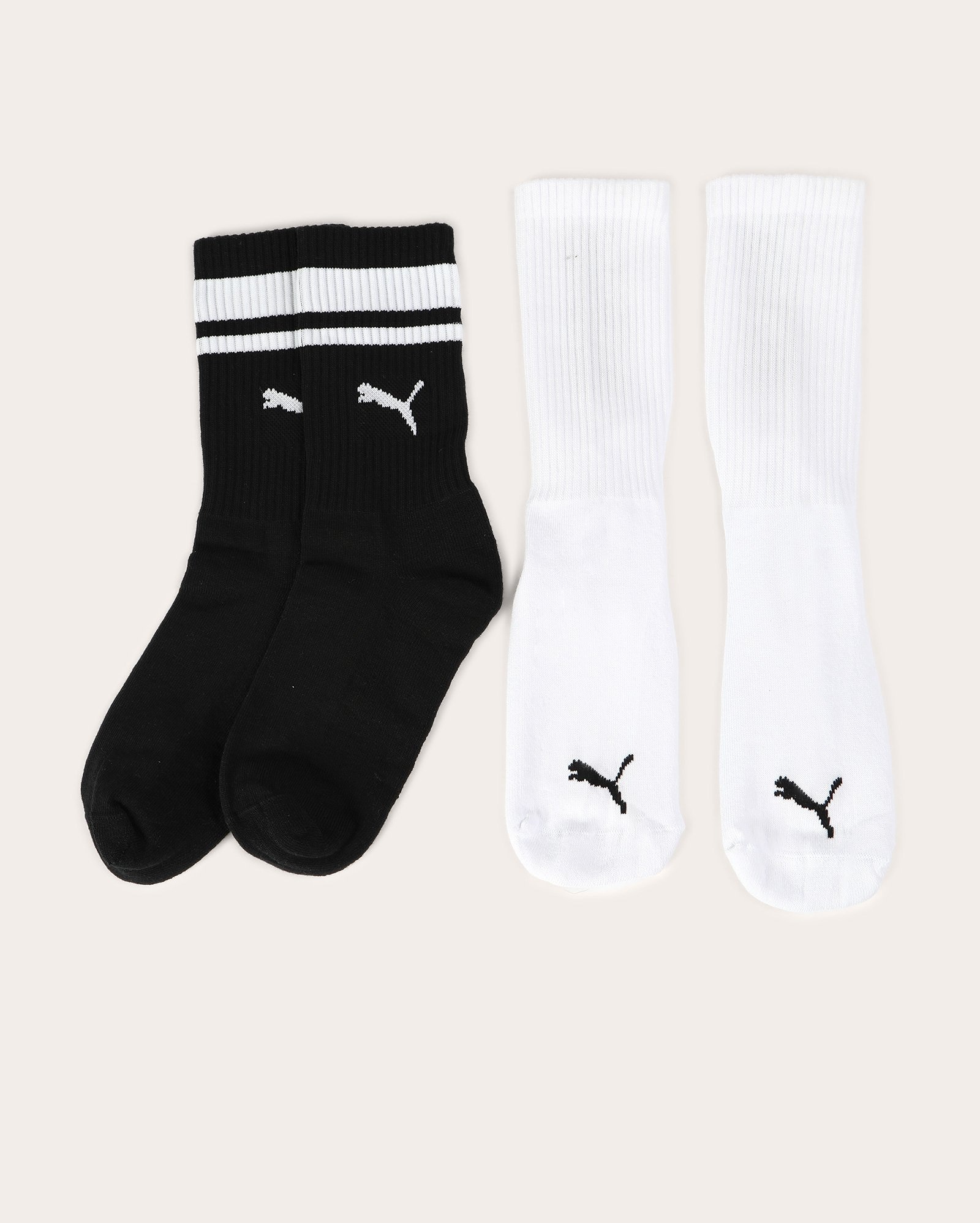 Kit meia masculina 2 pares cano longo multicor | Puma