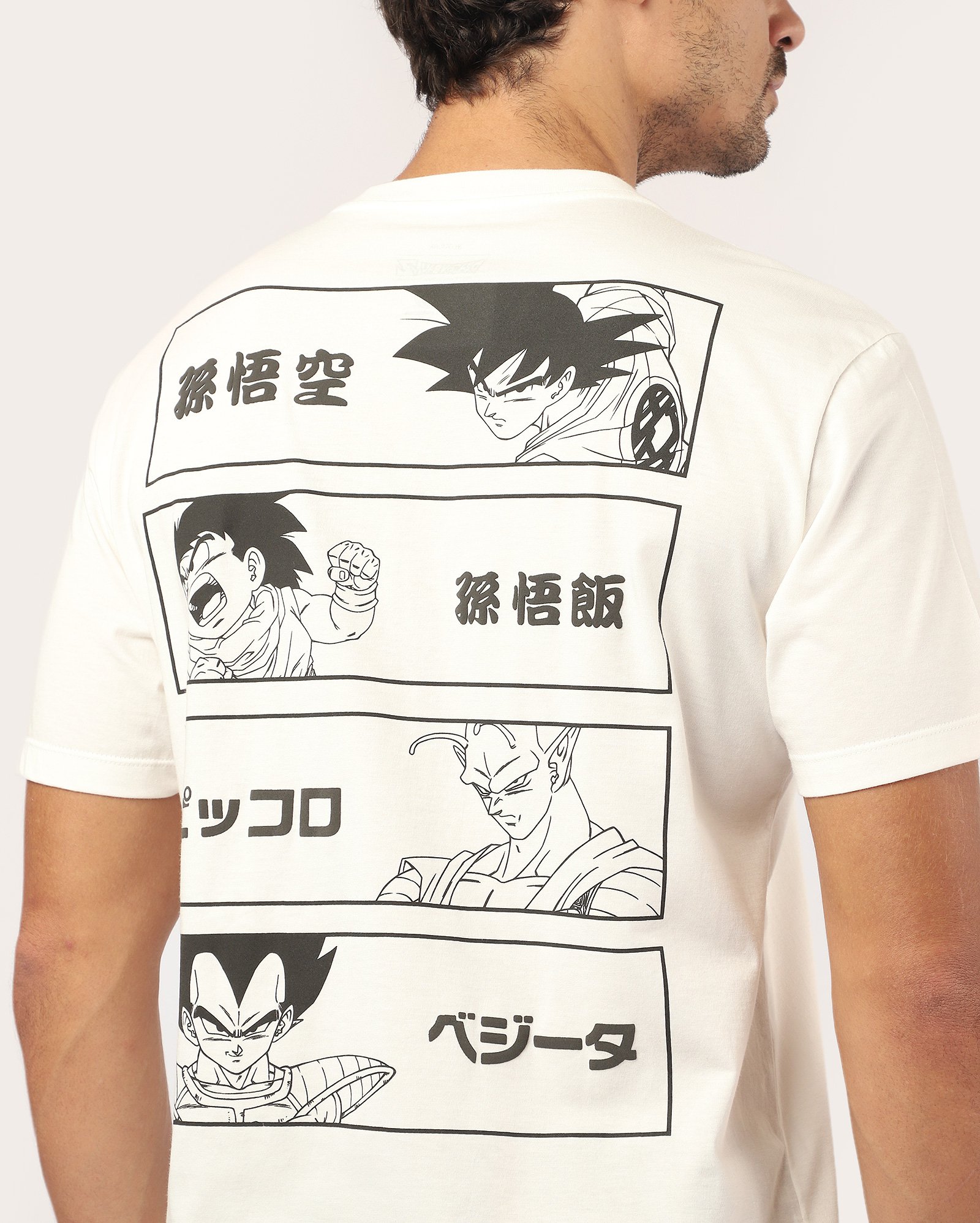 Riachuelo | Camiseta masculina regular Goku - off-white | Dragon