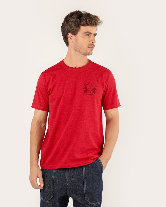 Camiseta masculina regular Grifinória