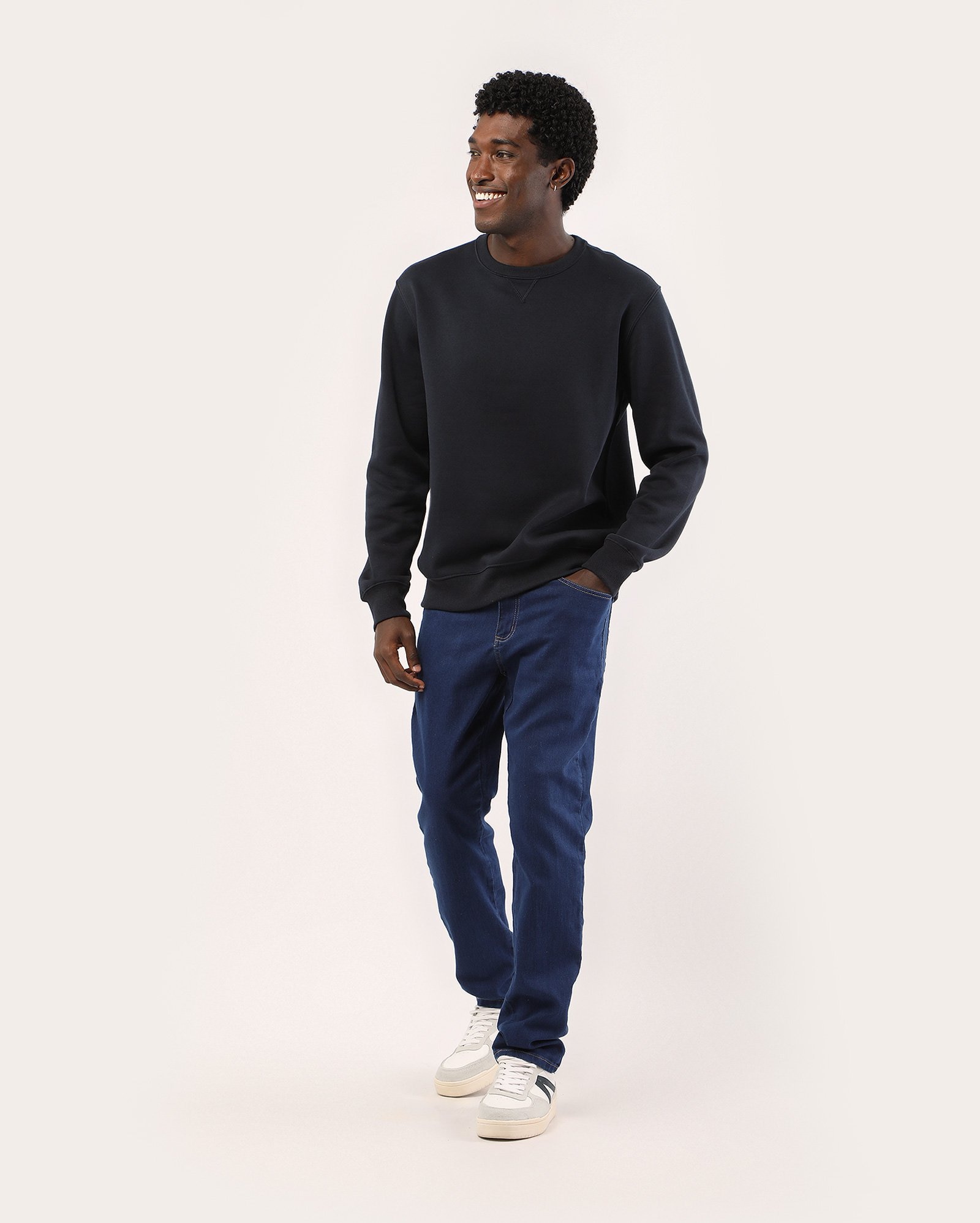 Calça jeans masculina slim - denim escuro | Pool Jeans