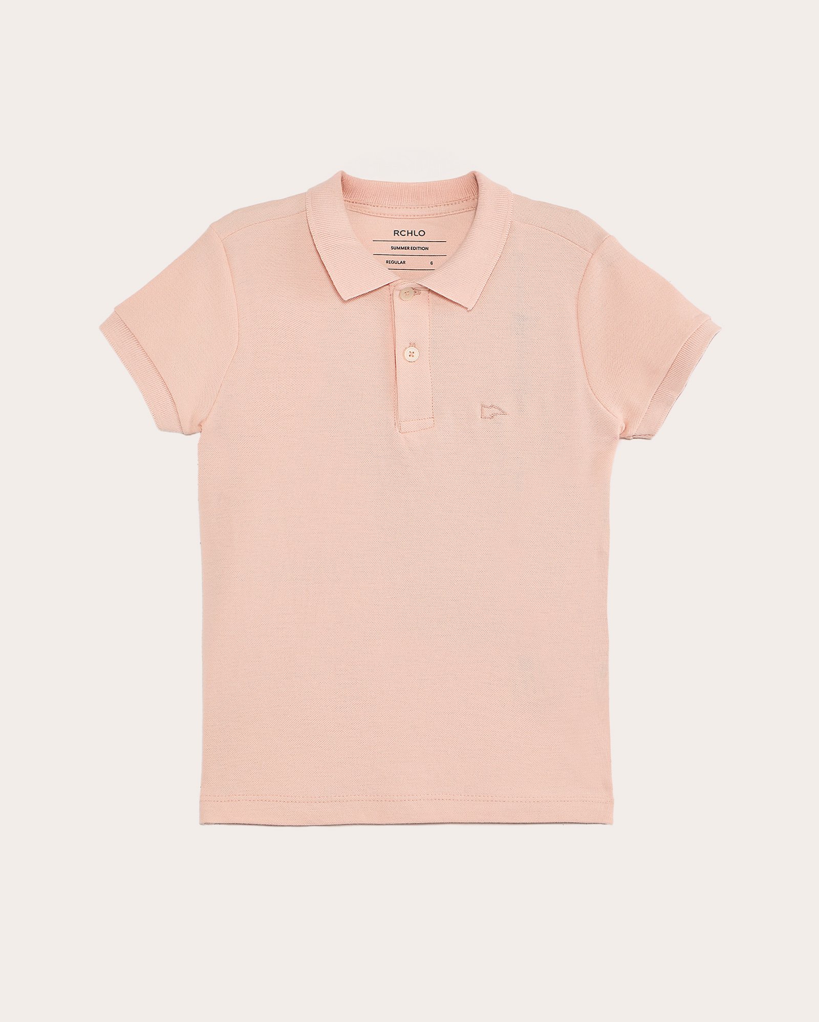 Camisa polo infantojuvenil Pool Legacy lisa 4-14A - rosa
