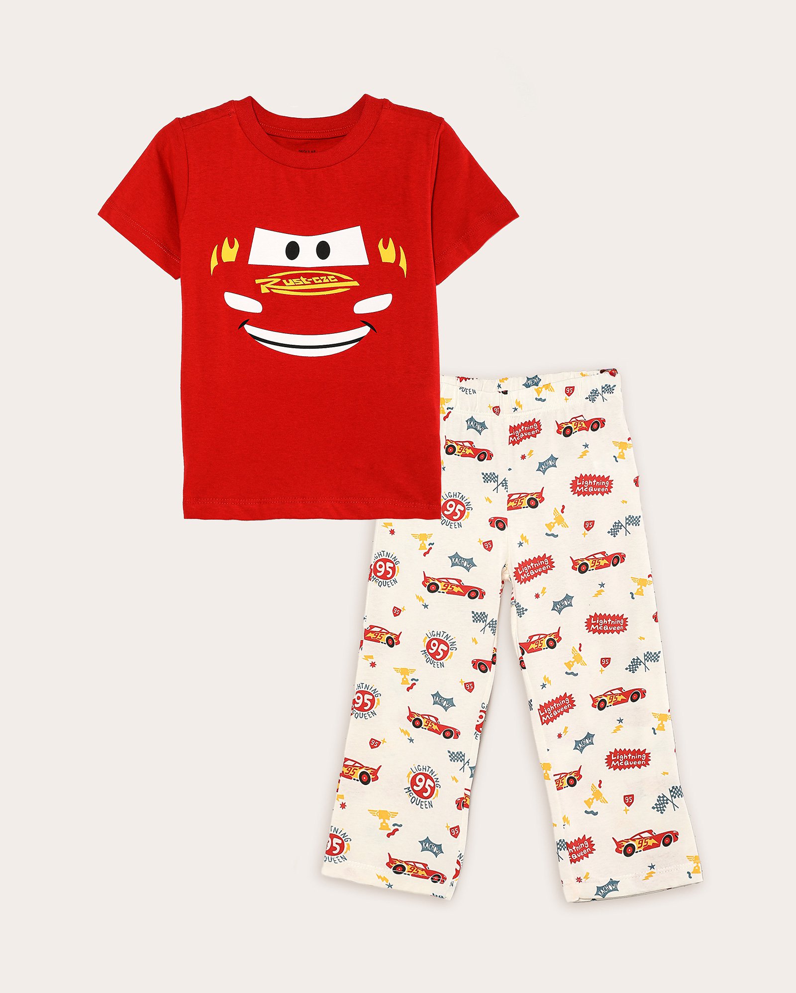 Pijama longo infantil Lightning Mcqueen 2-6A - multicor | Disney