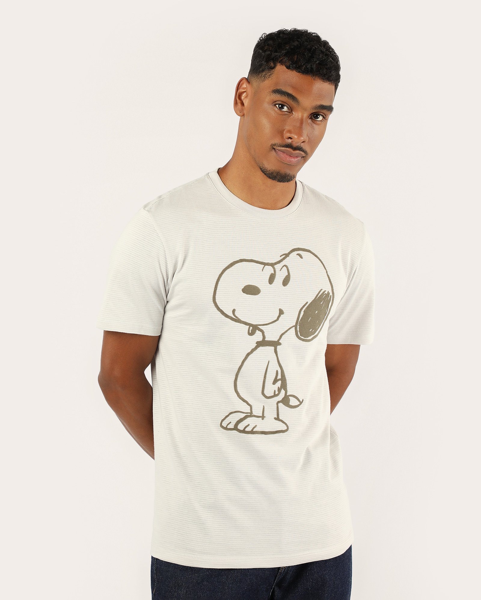 Camiseta masculina Snoopy - cinza | Peanuts
