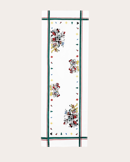 Caminho de mesa natalino Mickey e amigos