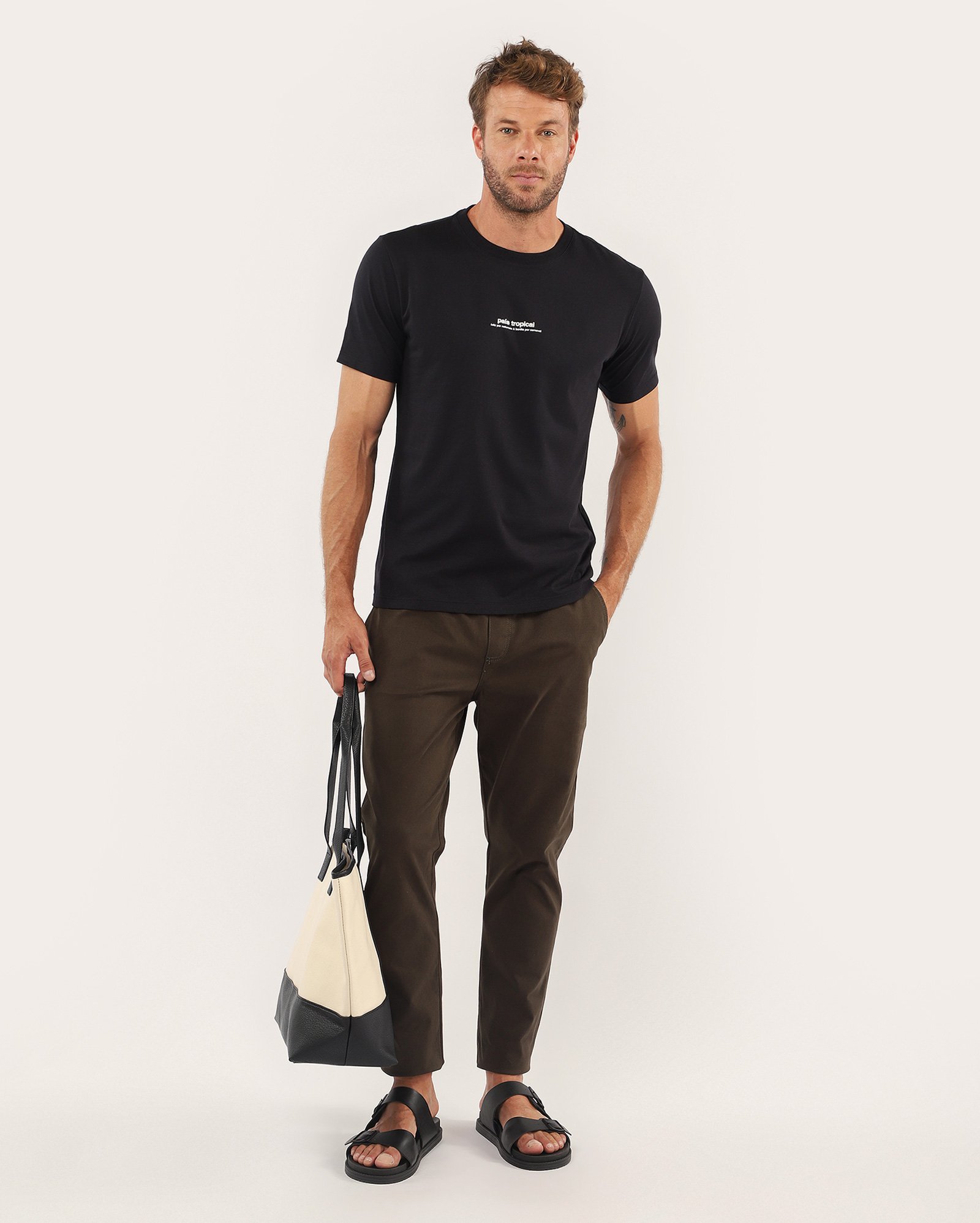 Calça sarja masculina Comfy jogger - verde | Pool Jeans