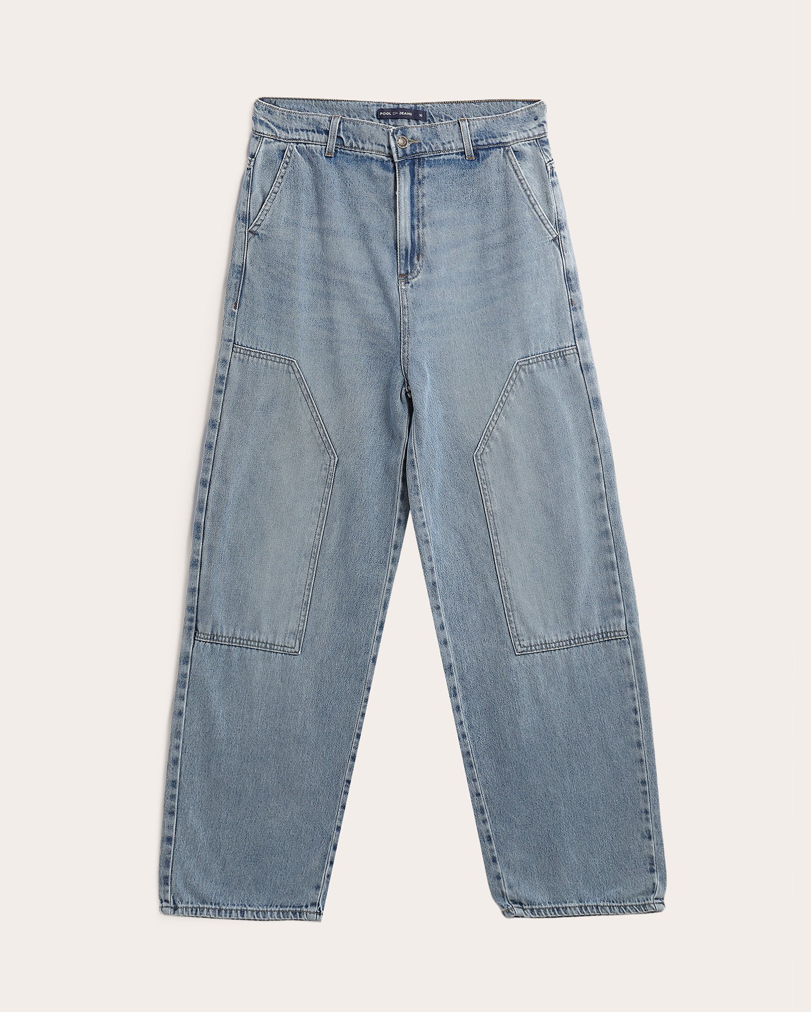 Calça jeans juvenil skater carpinteiro - denim médio