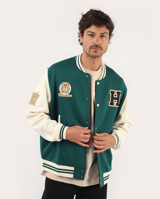 Jaqueta masculina college Stranger Things