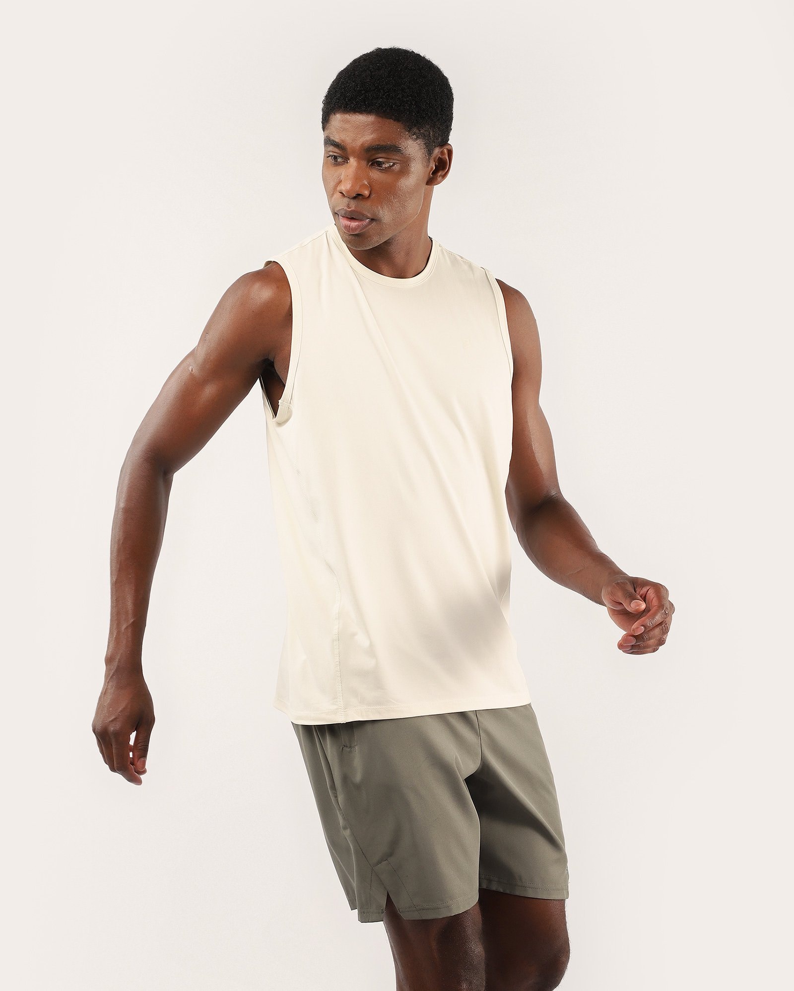 Regata esportiva masculina - Bege Claro Mescla | Body Work