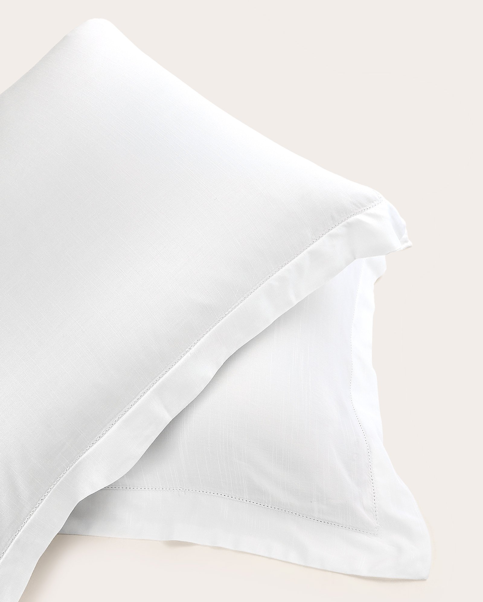 Jogo de cama queen 4 peças Andreza com linho e bambu 300 fios - branco | Casa Riachuelo