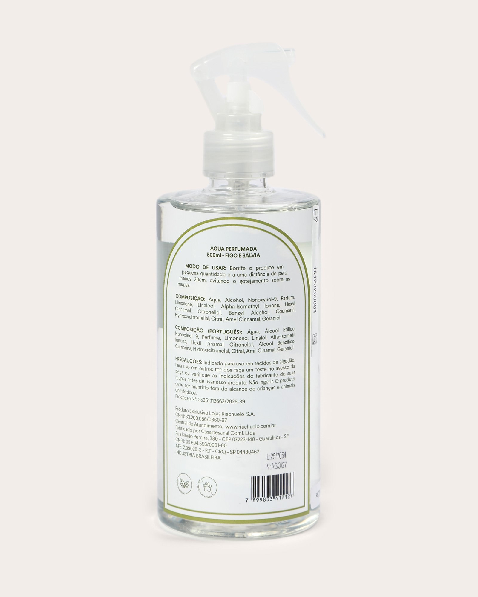 Água Perfumada Figo e Sálvia 500ml | Casa Riachuelo