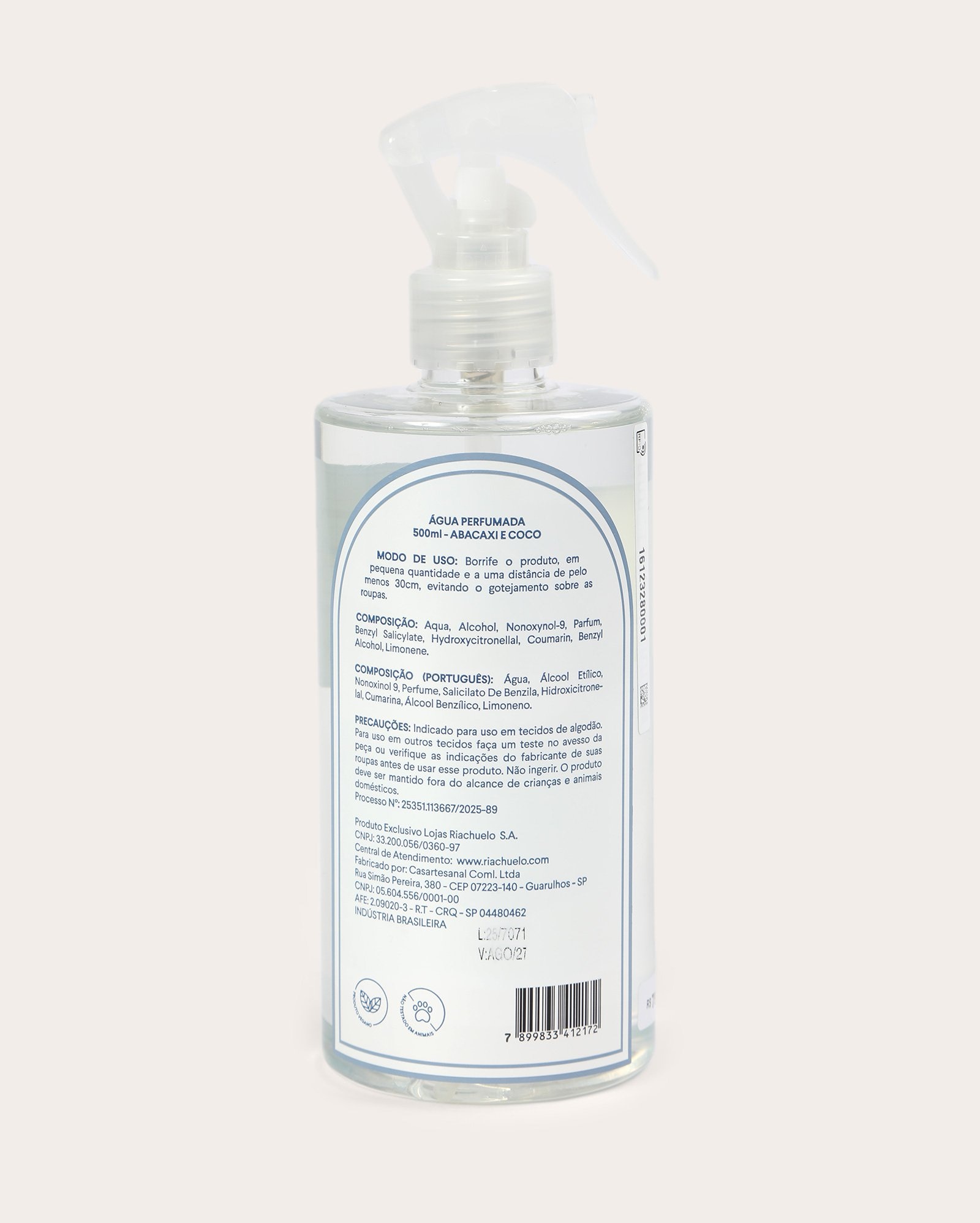 Água Perfumada Abacaxi e Coco 500ml | Casa Riachuelo