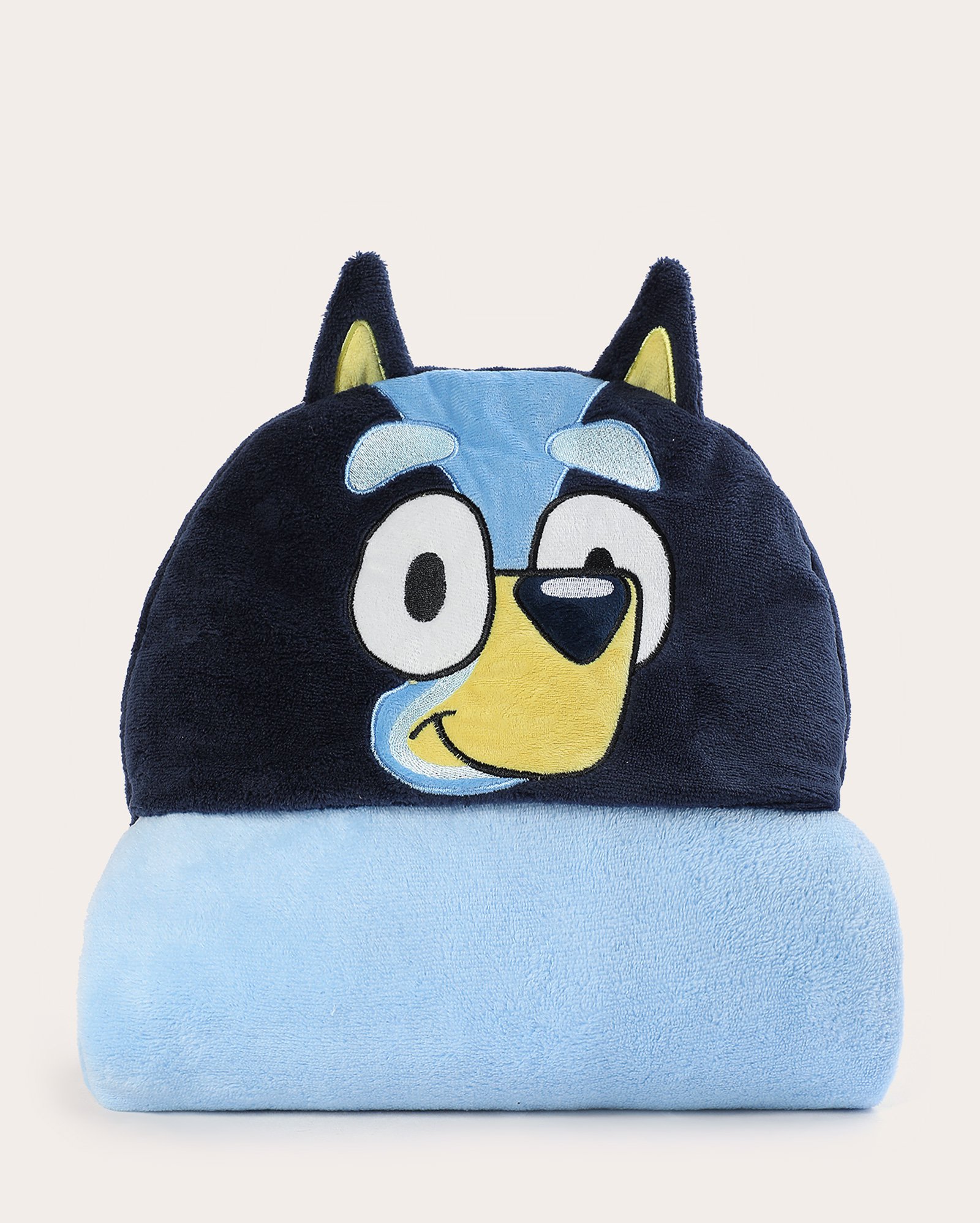 Manta infantil com capuz Bluey - azul | Casa Riachuelo