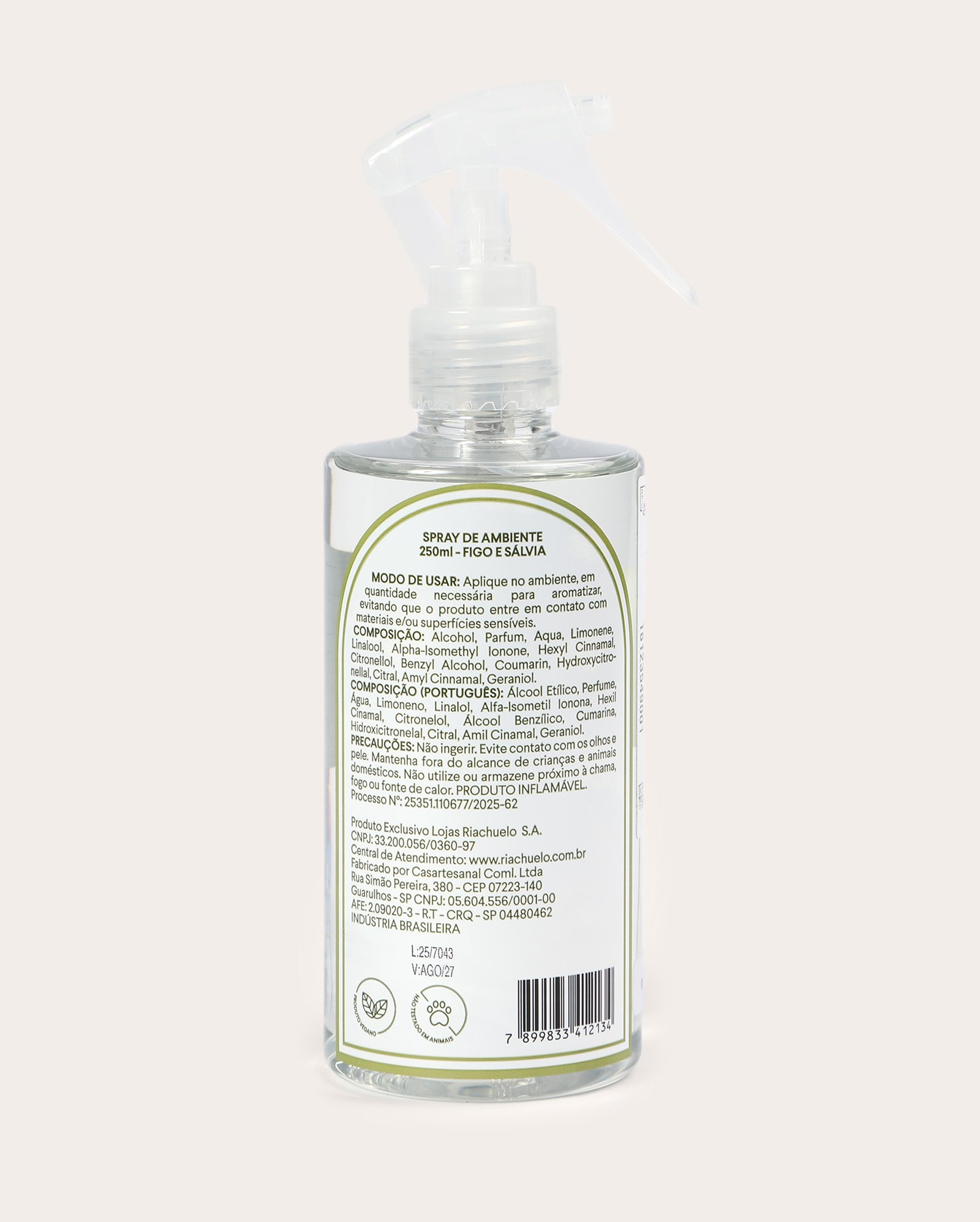 Spray de Ambiente Figo e Sálvia 250ml | Casa Riachuelo