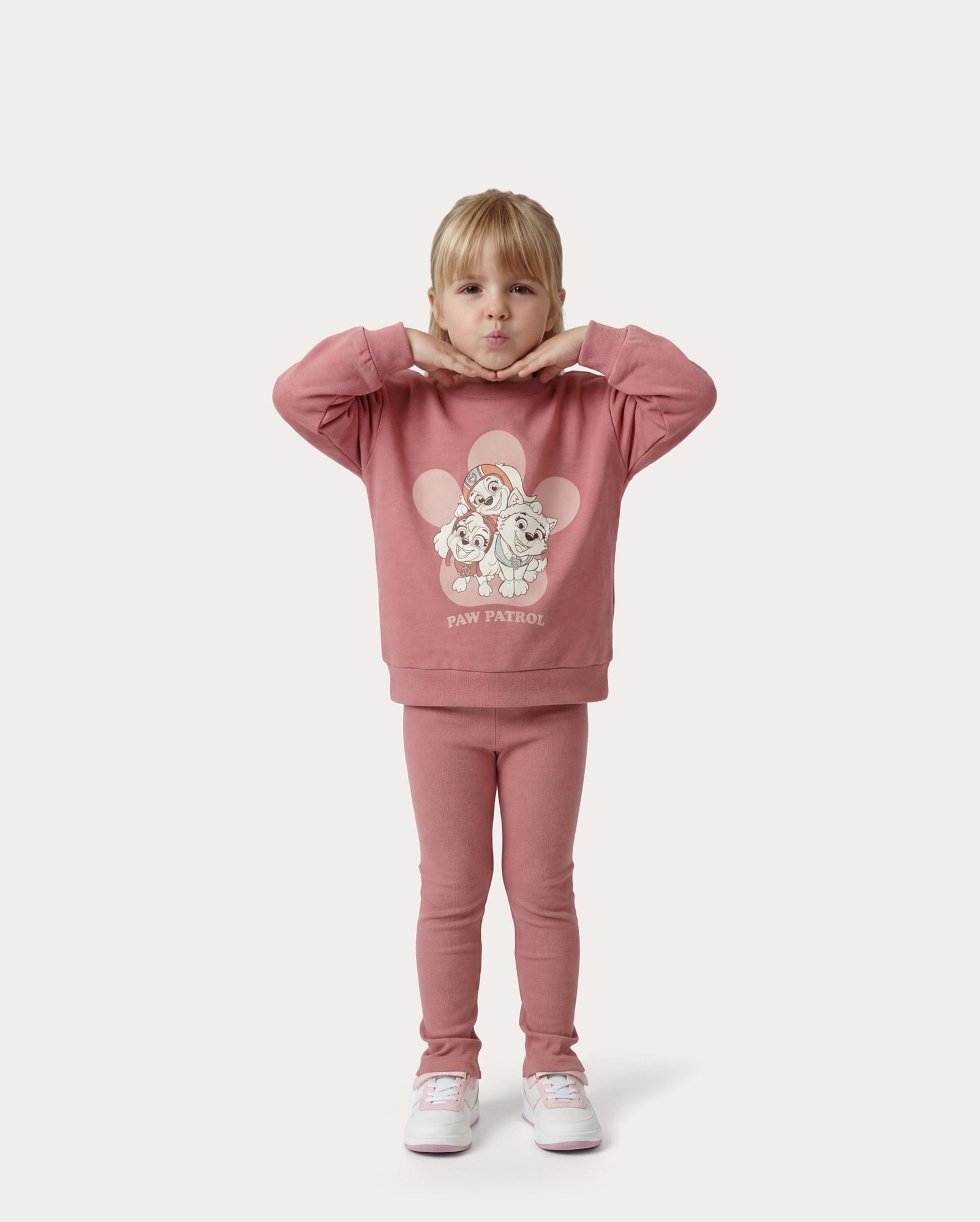 Conjunto longo infantil Patrulha Canina 1-6A - rosa | Paramount
