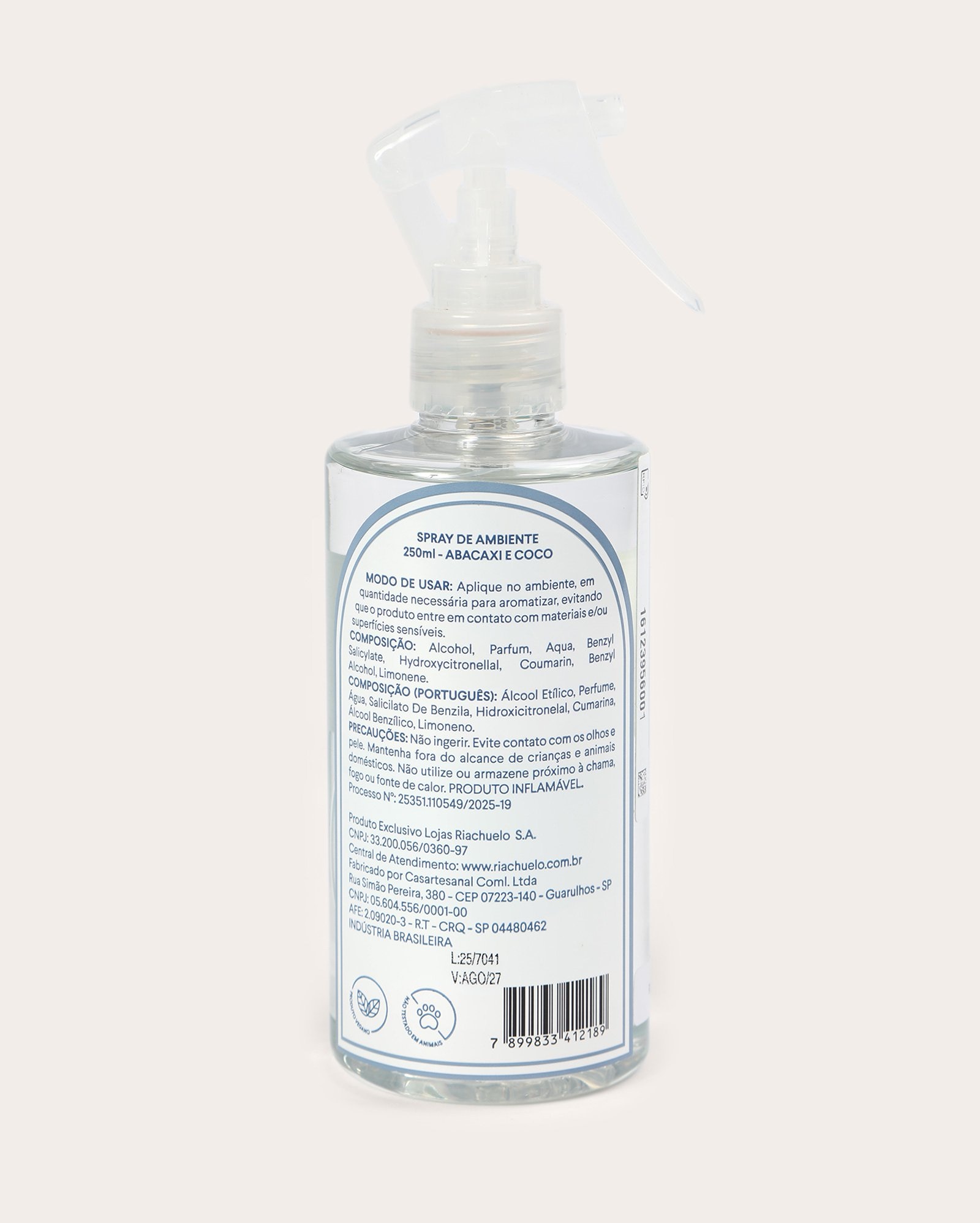 Spray de Ambiente Abacaxi e Coco 250ml | Casa Riachuelo