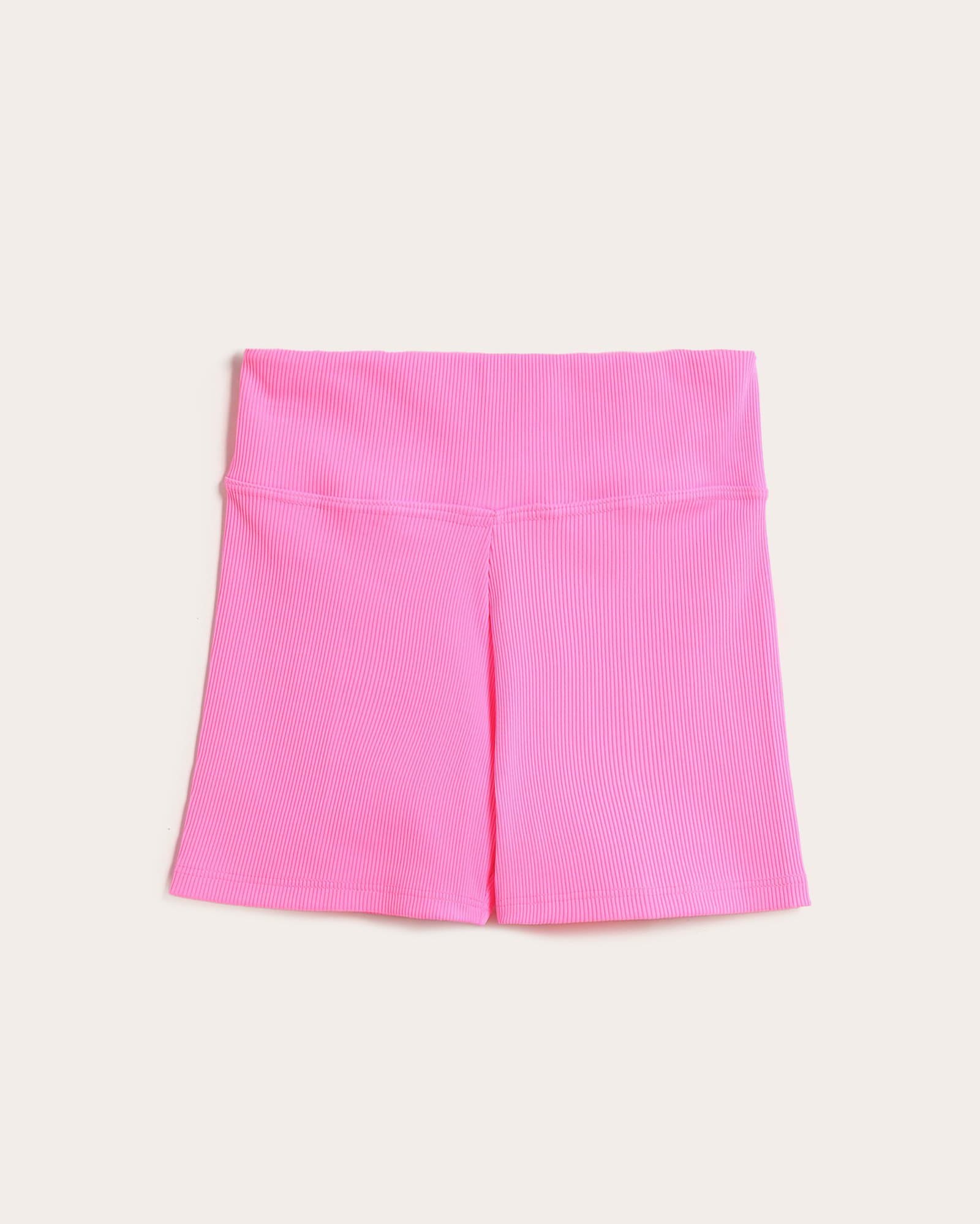 Short esportivo infantil canelado 6-14A - rosa | Body Work