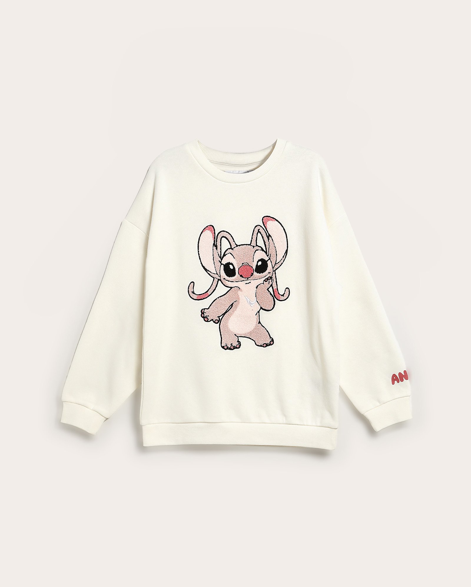 Blusa de moletom infantil Angel 6-14A - off-white | Disney