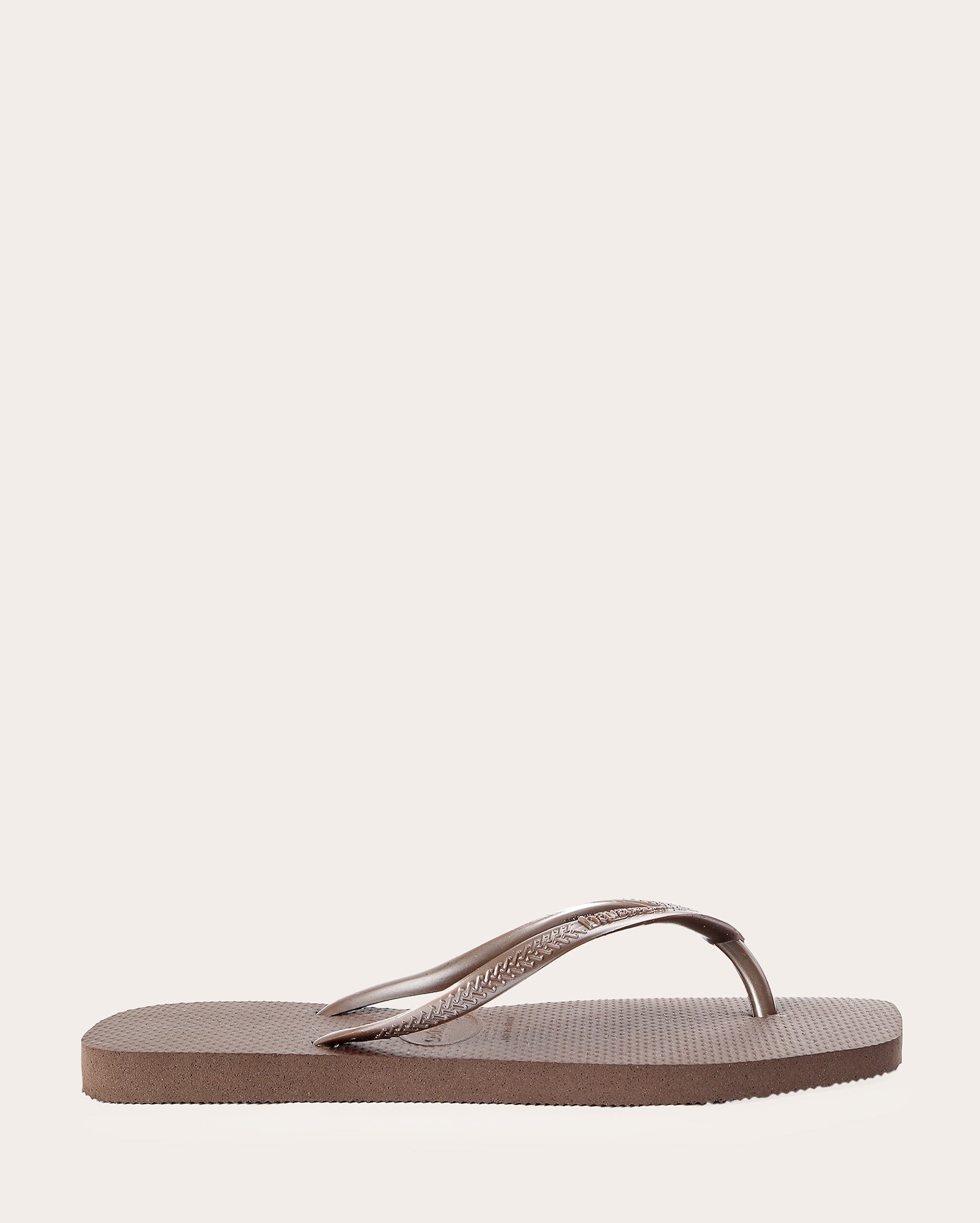 Chinelo feminino slim square - marrom | Havaianas