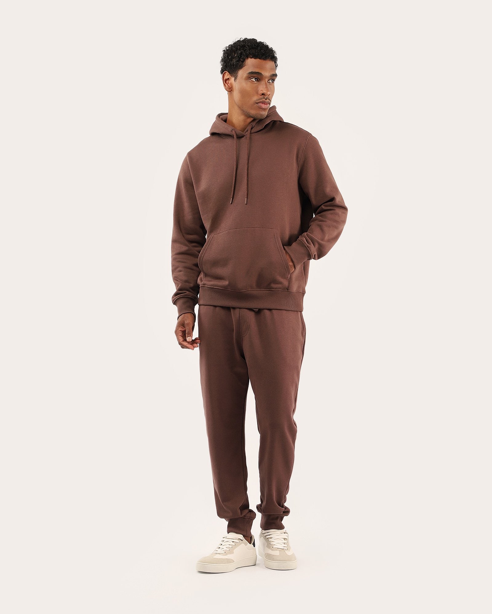 Calça de moletom masculina jogger - Marrom