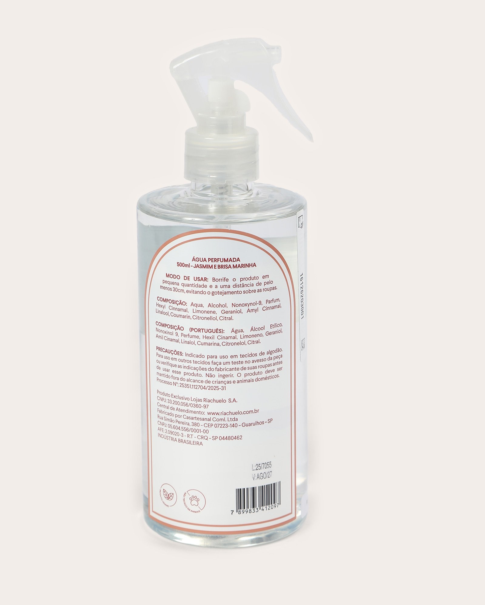 Água Perfumada Jasmim e Brisa Marinha 500ml | Casa Riachuelo