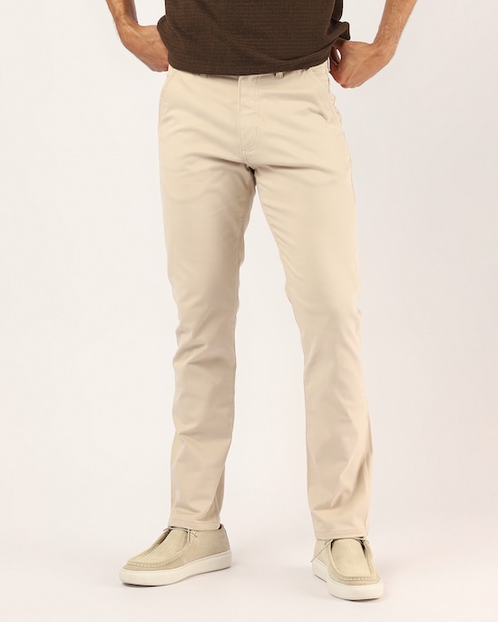 Calça sarja masculina slim - bege | Pool Jeans