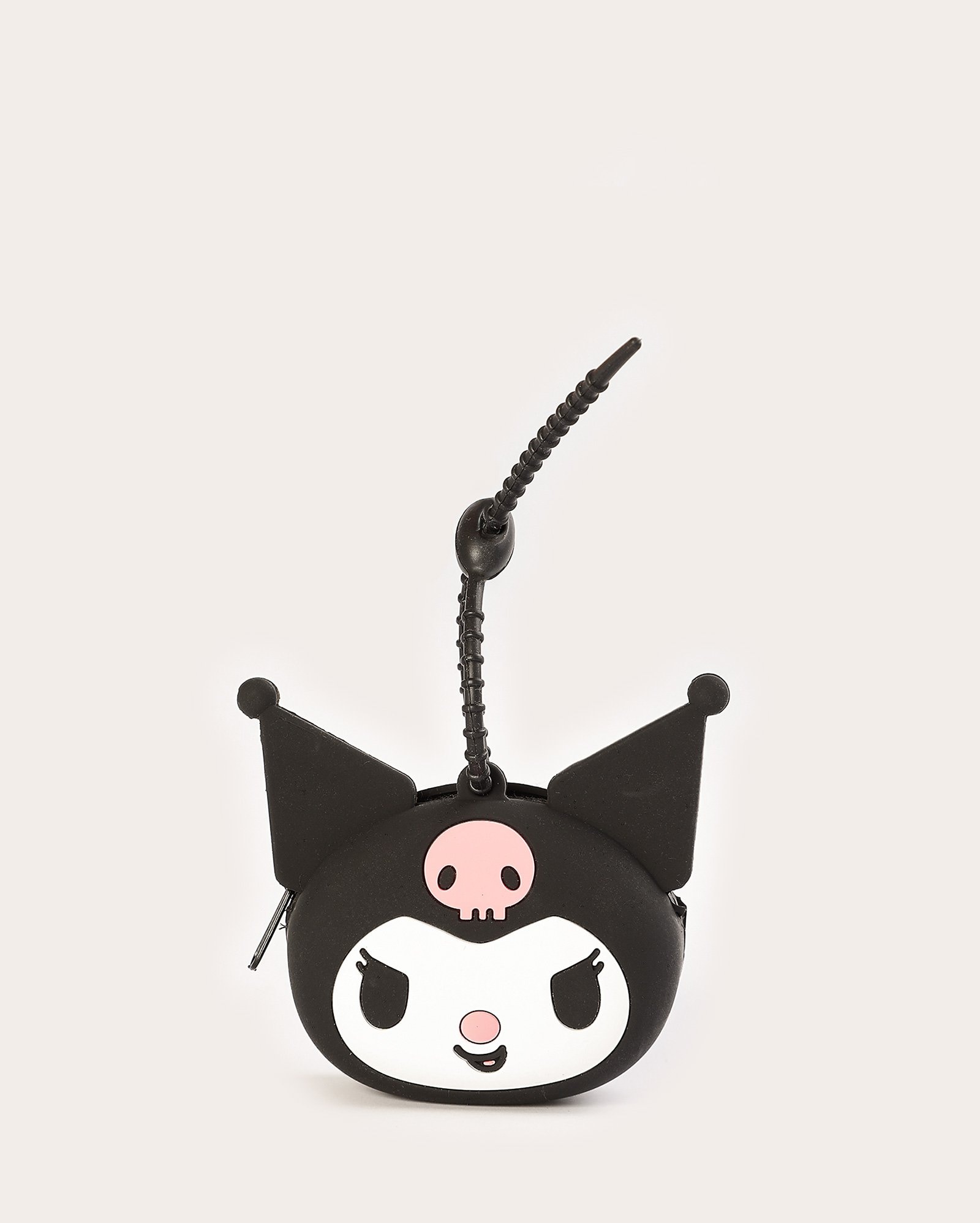 Chaveiro porta-moeda Kuromi - preto | Sanrio