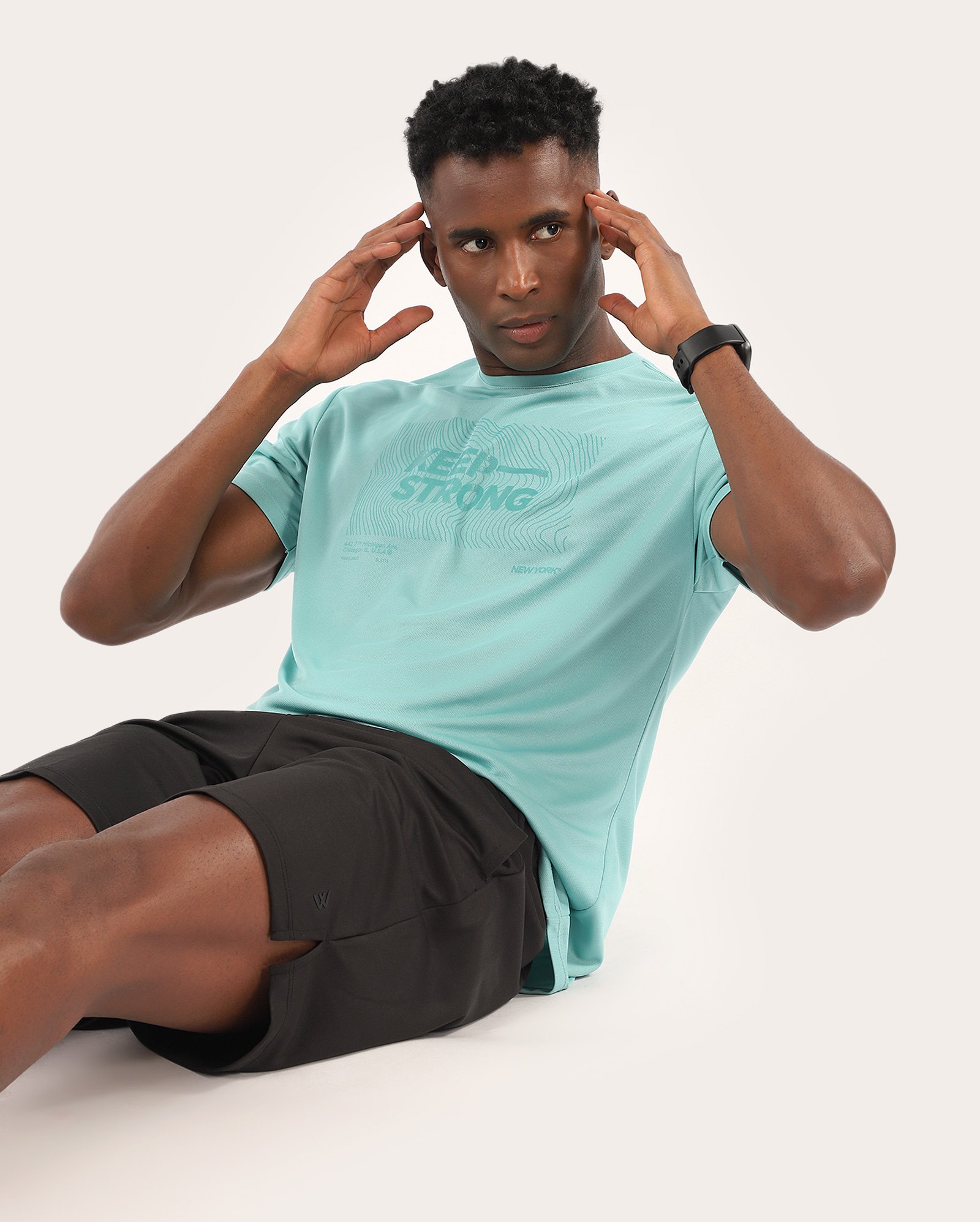 Camiseta masculina regular lettering - verde | Body Work