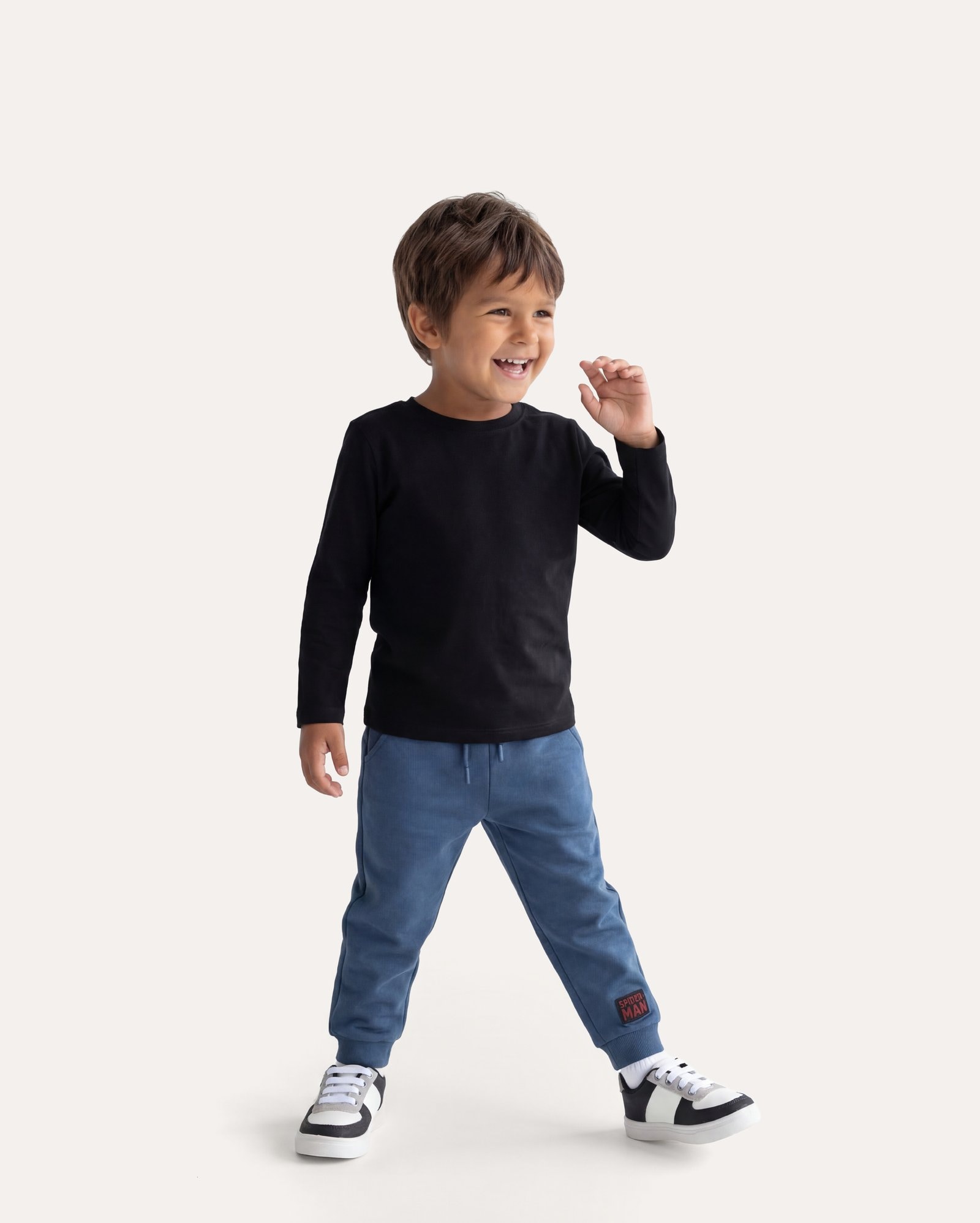 Calça moletom infantil com felpa Homem-Aranha 3-9A - azul | Marvel