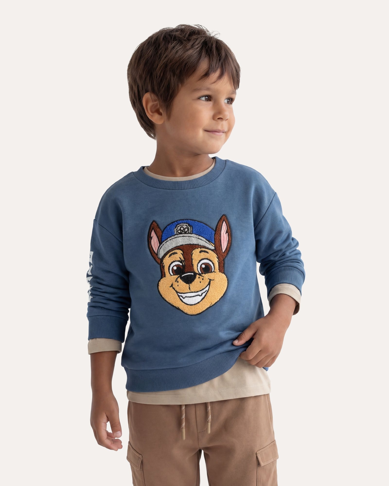 Blusa de moletom infantil Patrulha Canina 1-6A - azul | Paramount
