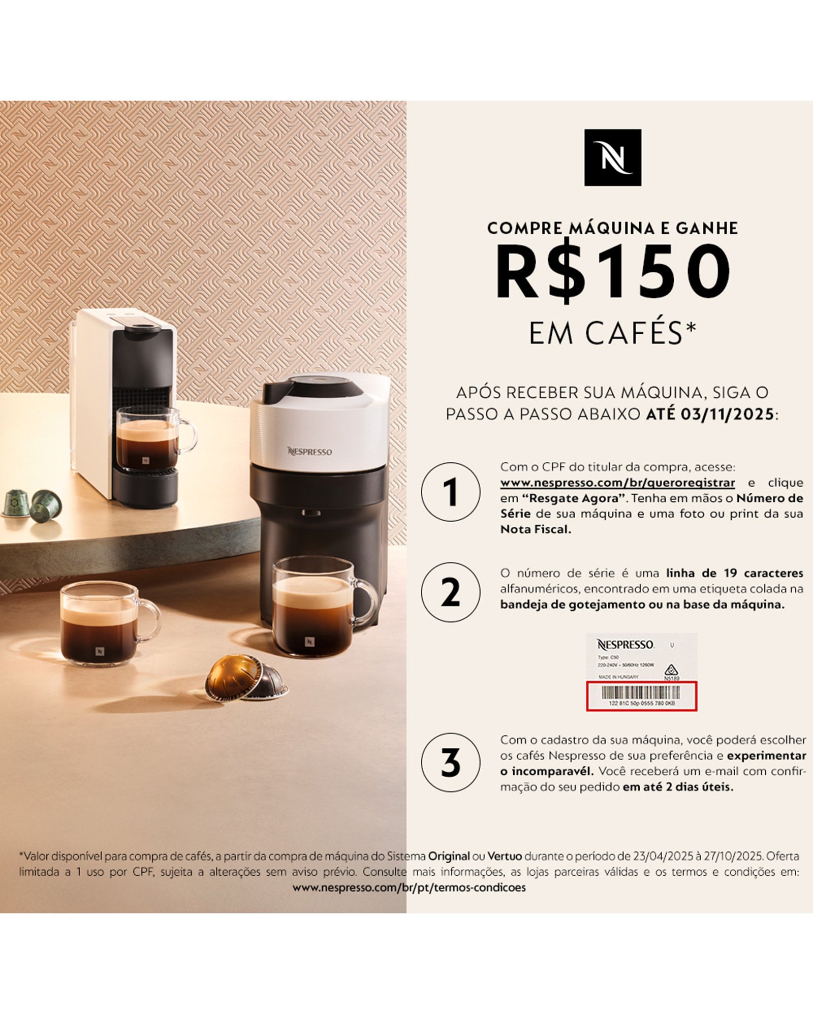 Máquina de café Citiz vermelha | Nespresso