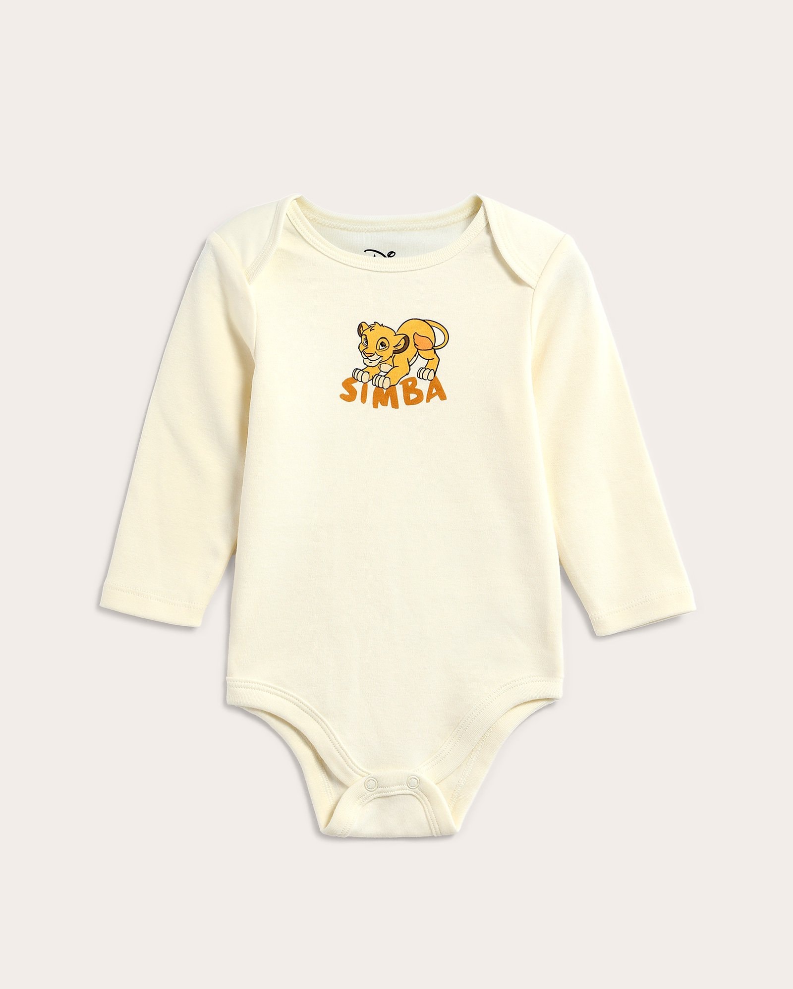 Body bebê manga longa Simba - off-white | Disney
