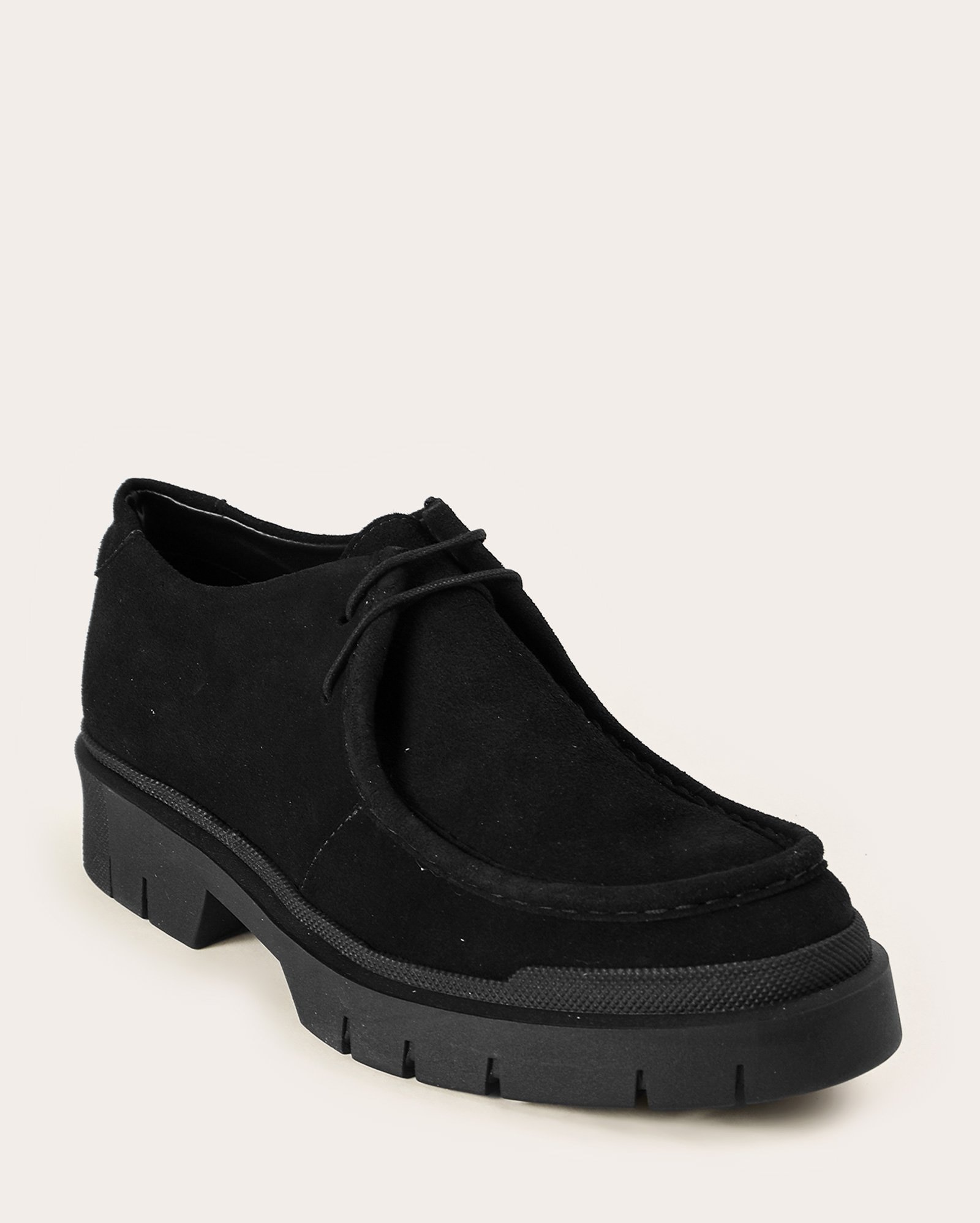 Sapato masculino loafer tratorado camurça preto